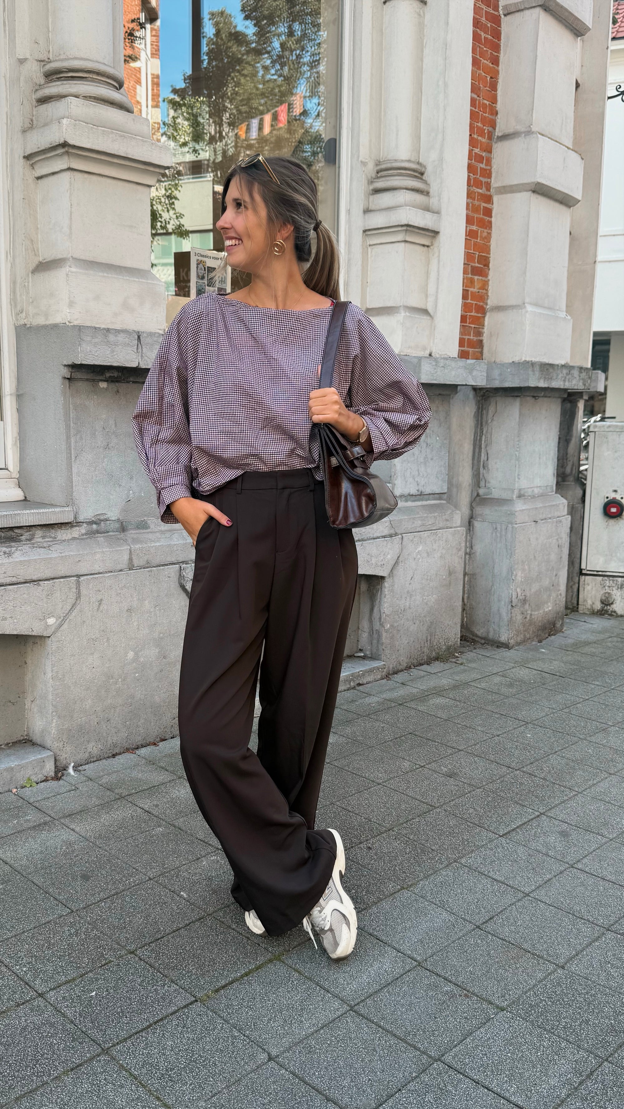 Merdi blouse - bordeaux (PRE-ORDER)