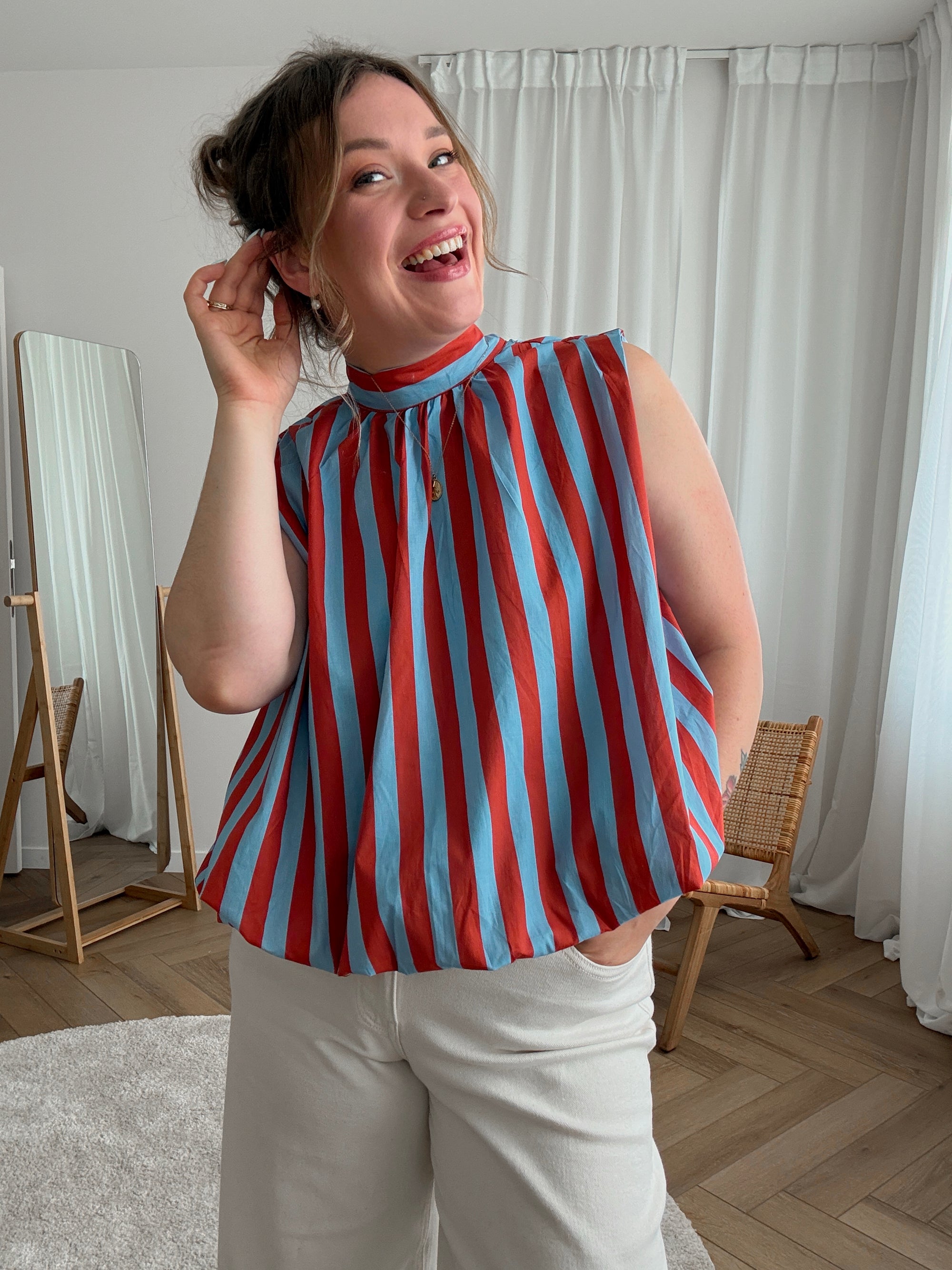 Vinnie striped blouse