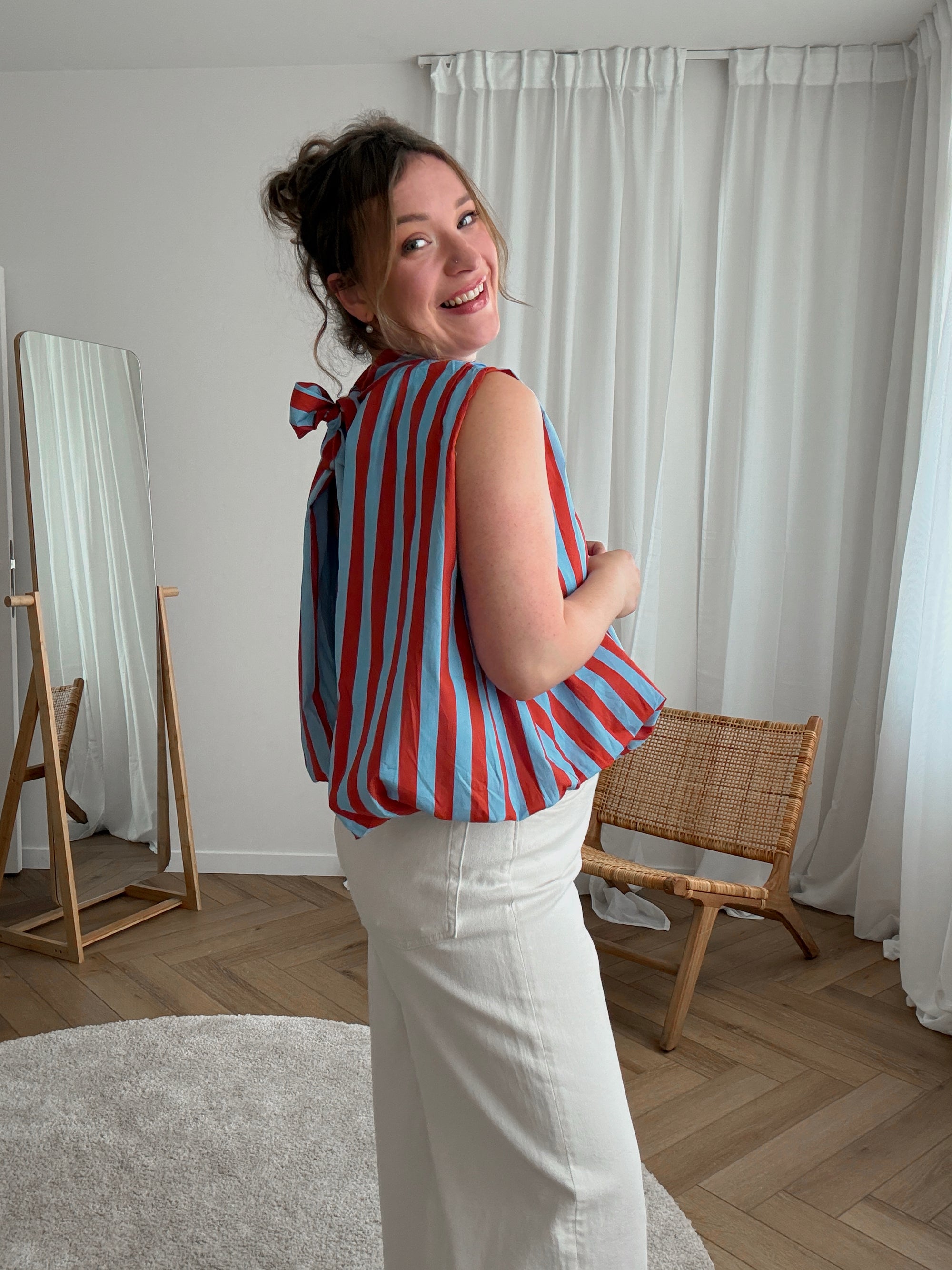 Vinnie striped blouse
