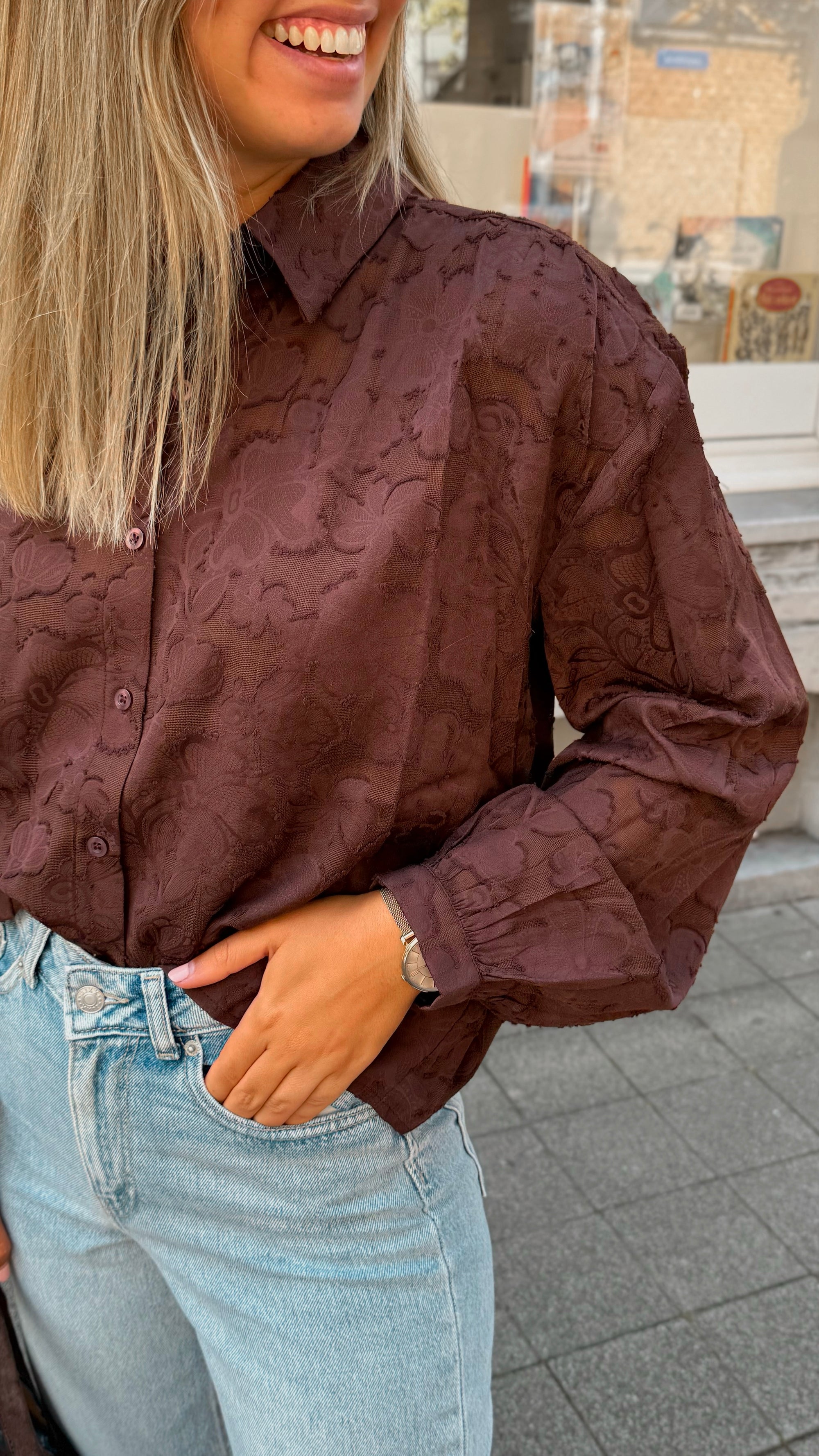 Winslet blouse - brown