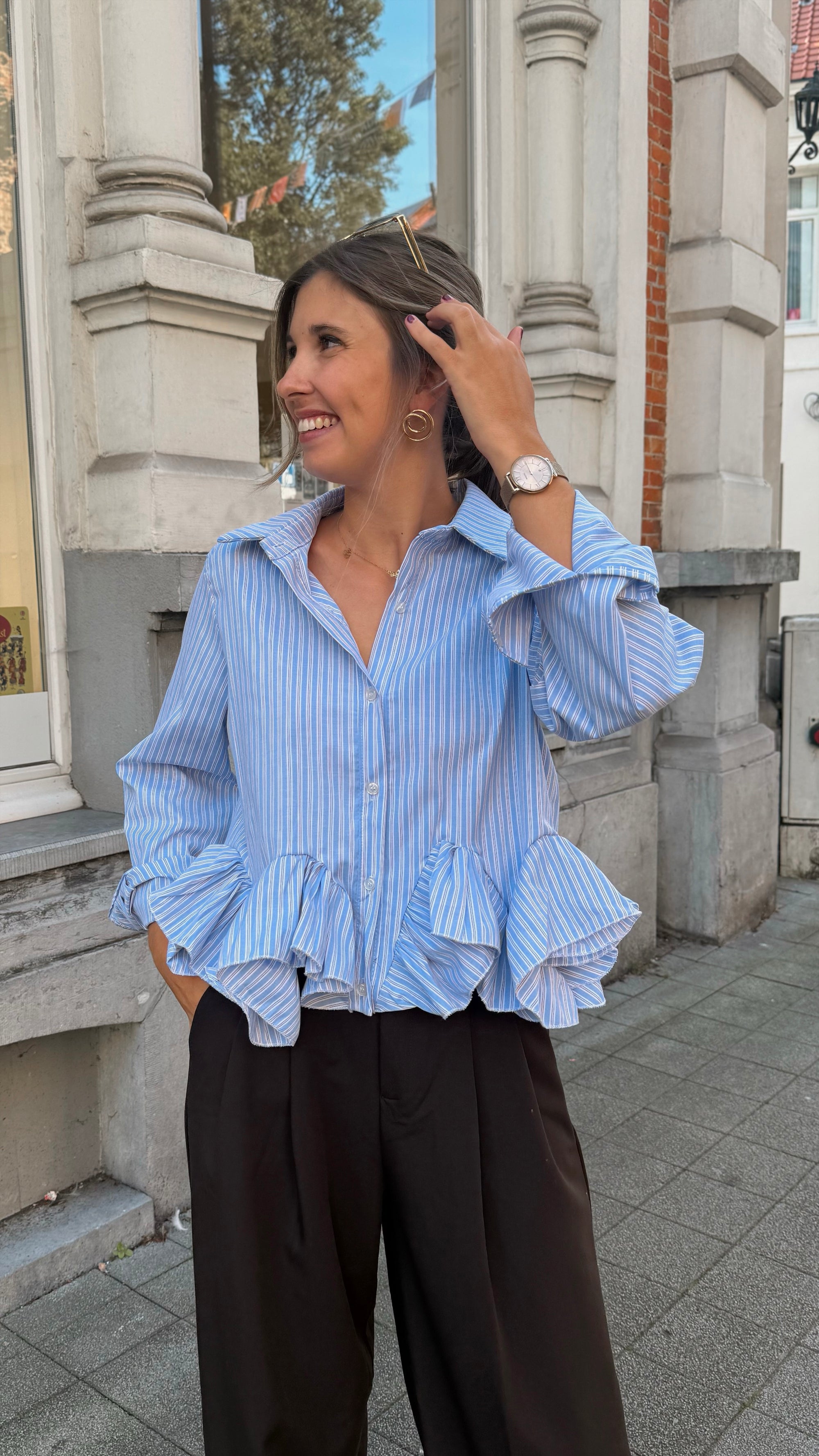 Ray frilly shirt