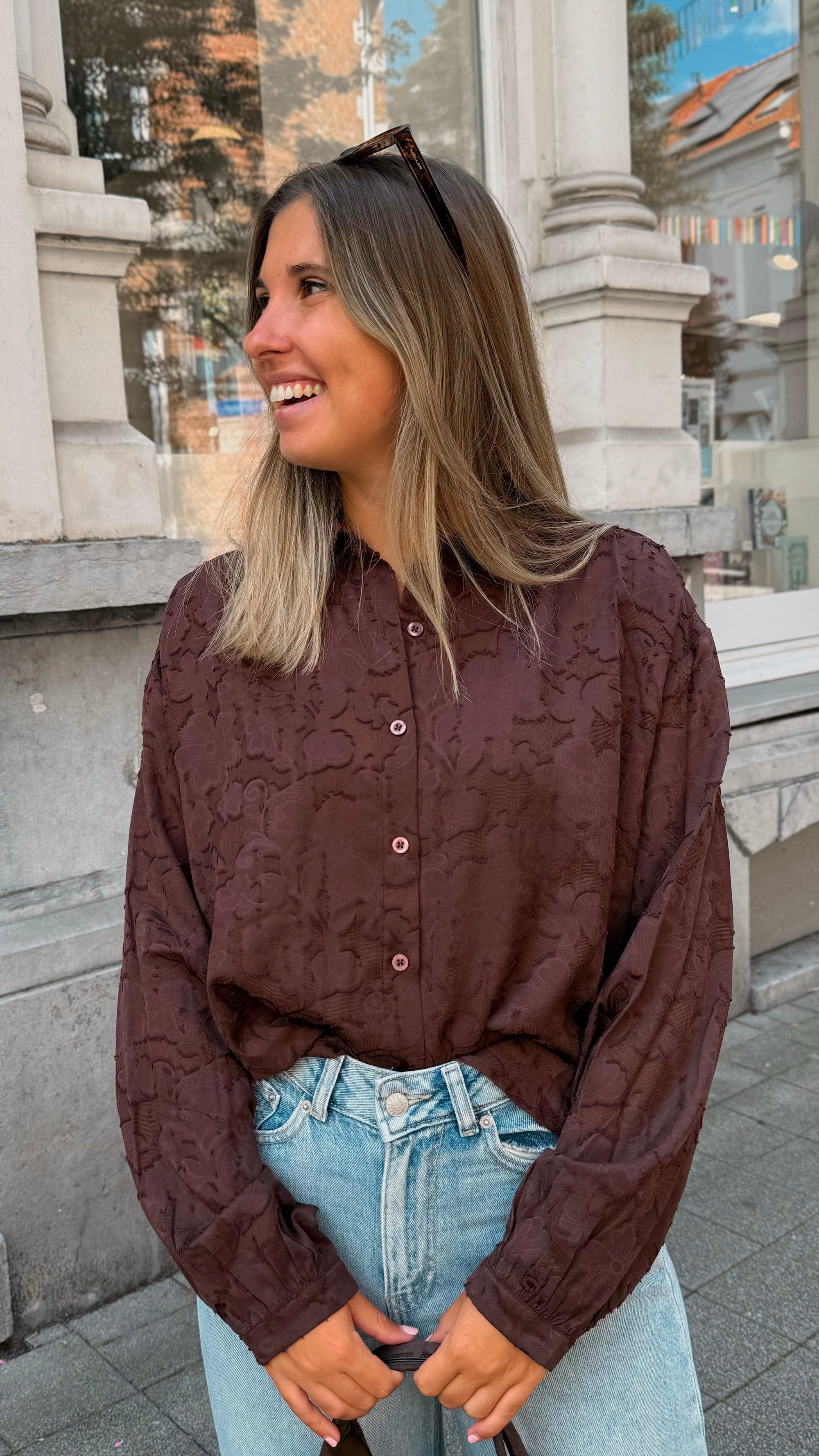 Winslet blouse - brown