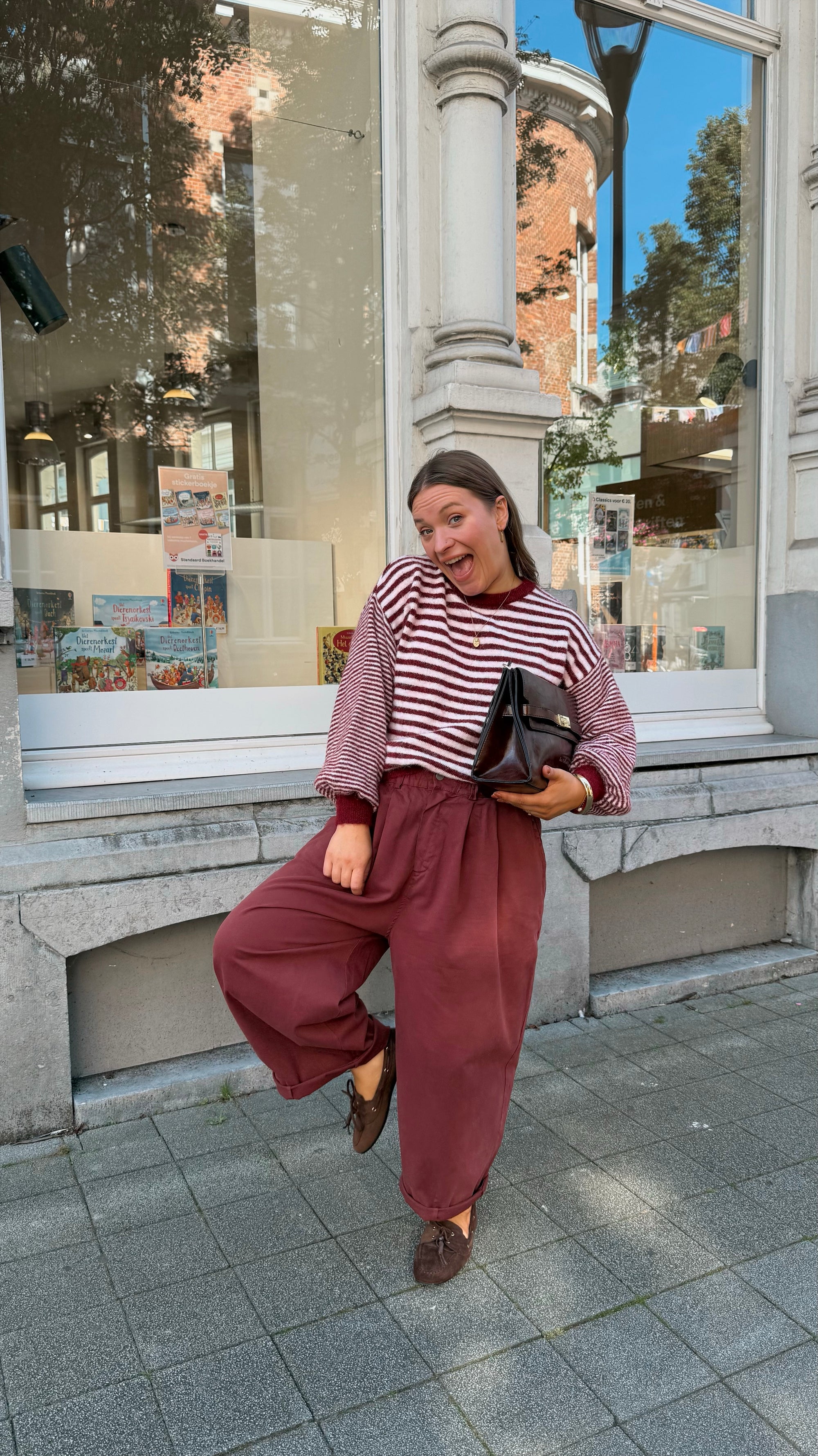 Katie striped pull
