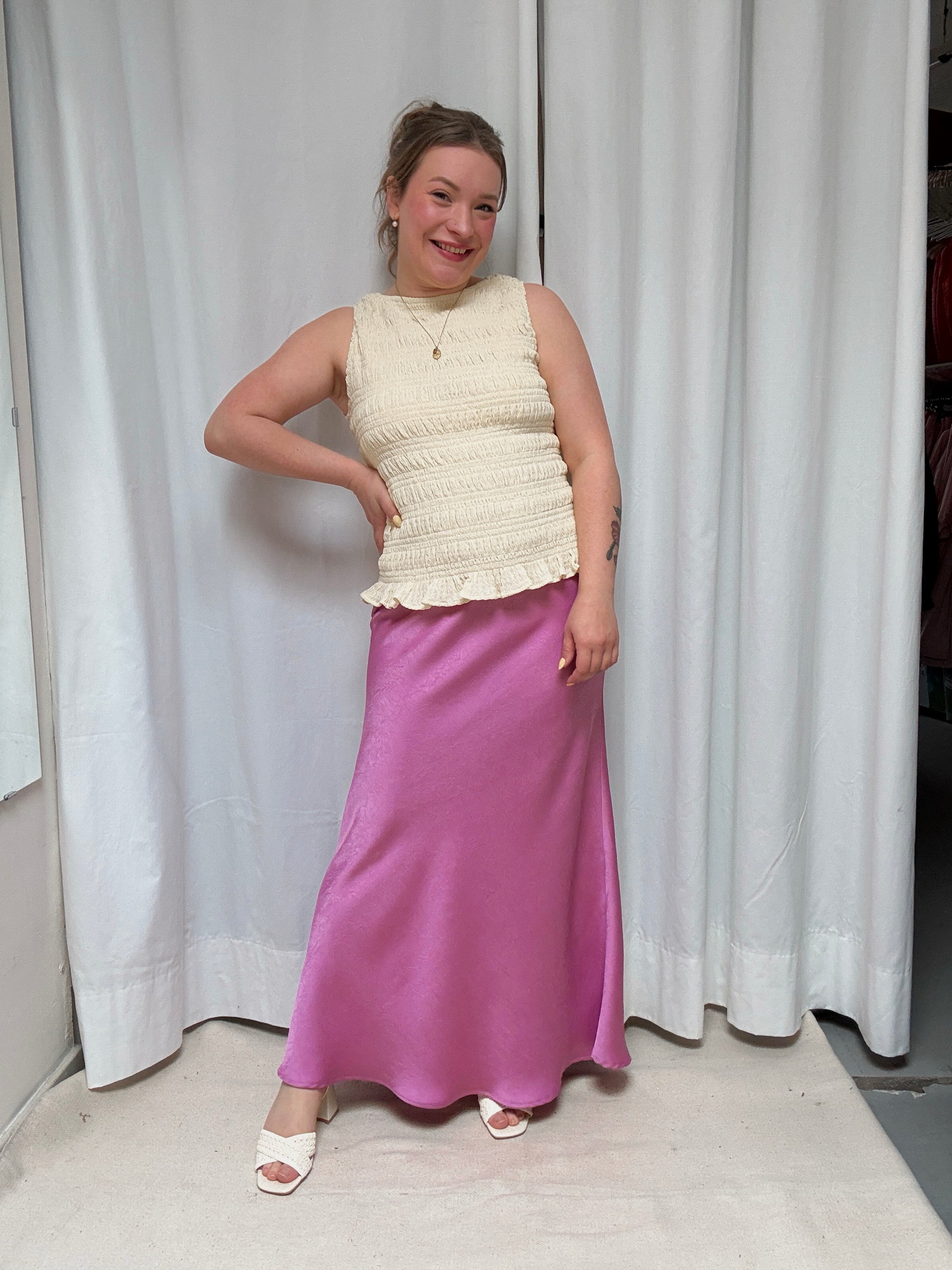 Diana top butter yellow