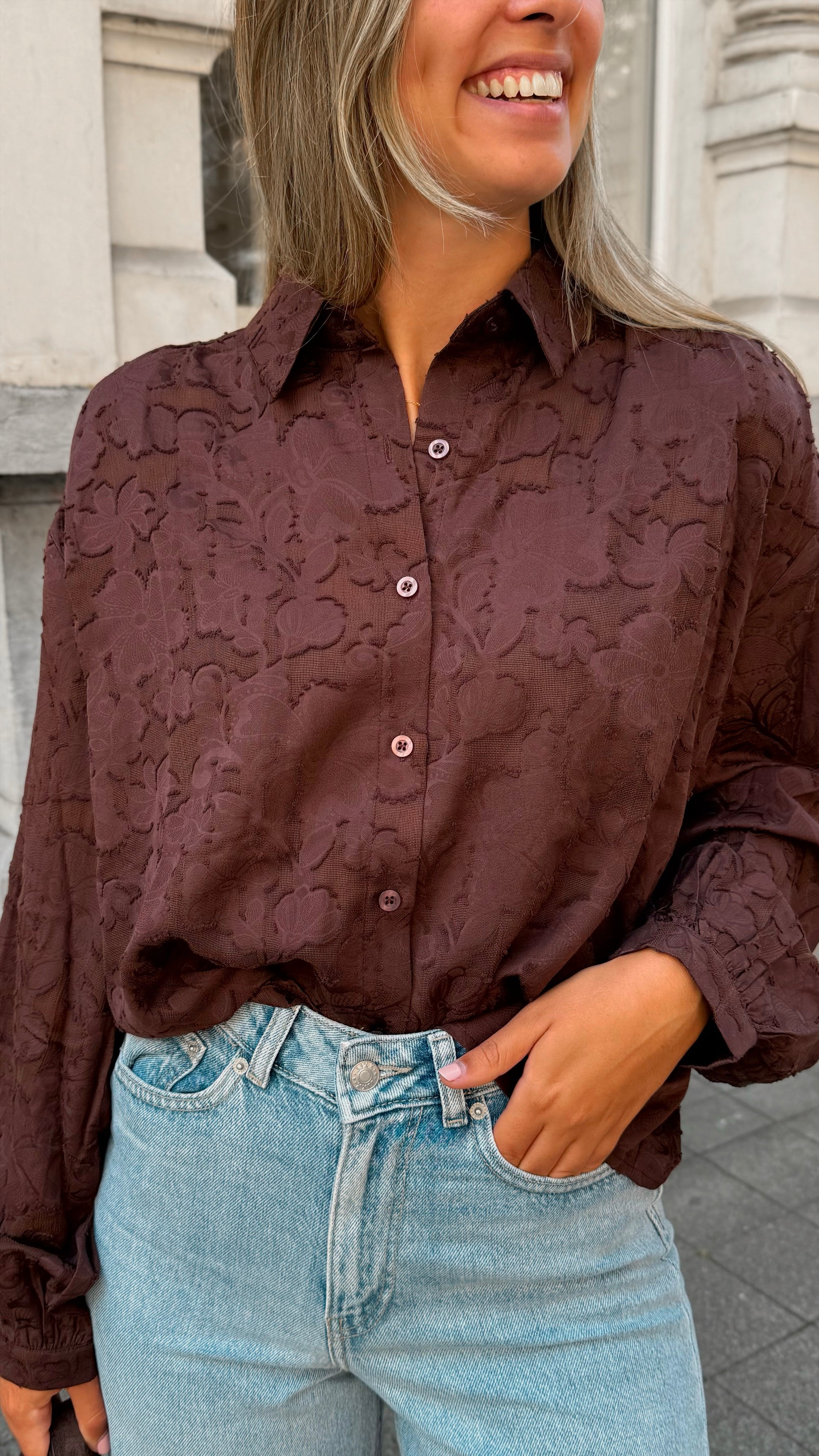 Winslet blouse - brown