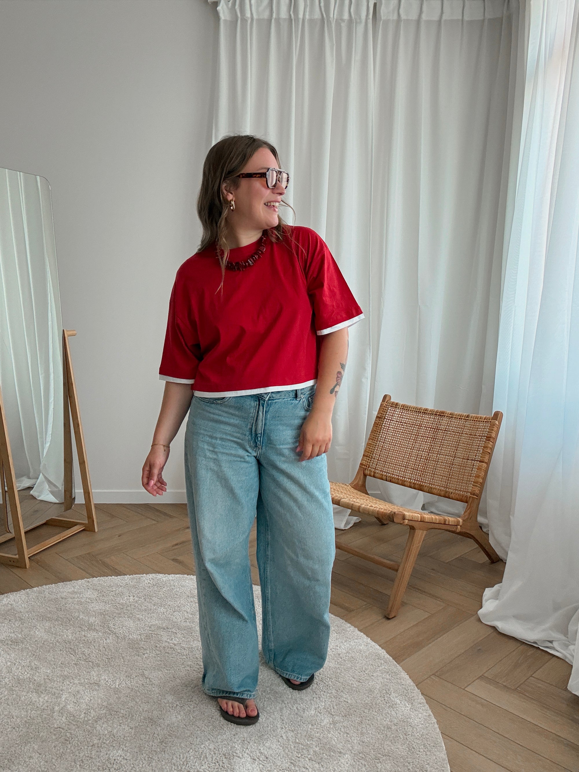 Andrea t-shirt red