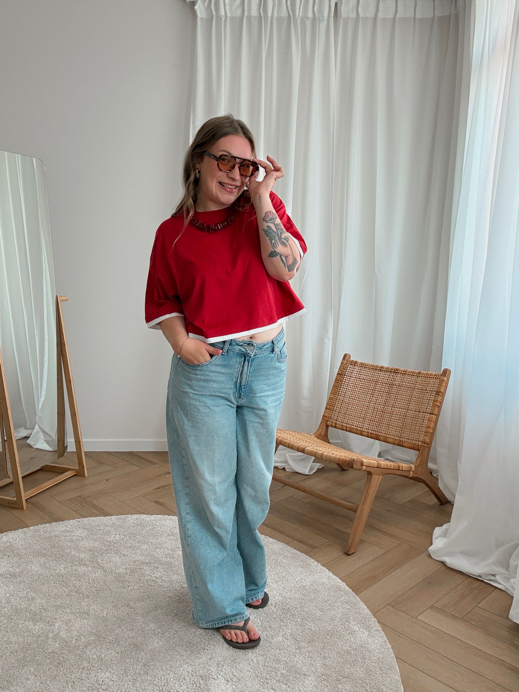 Andrea t-shirt red