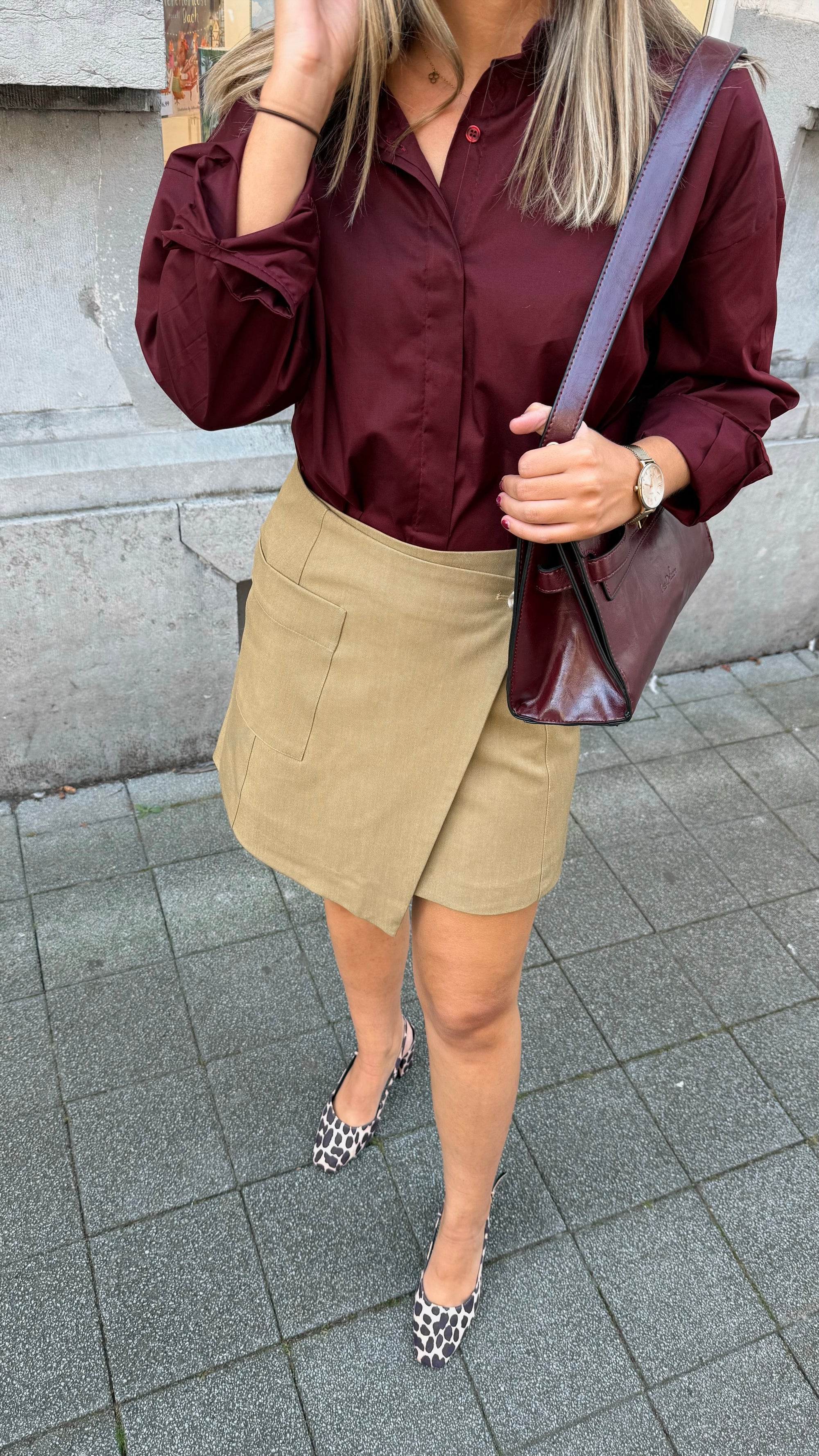 Brenne shirt - bordeaux