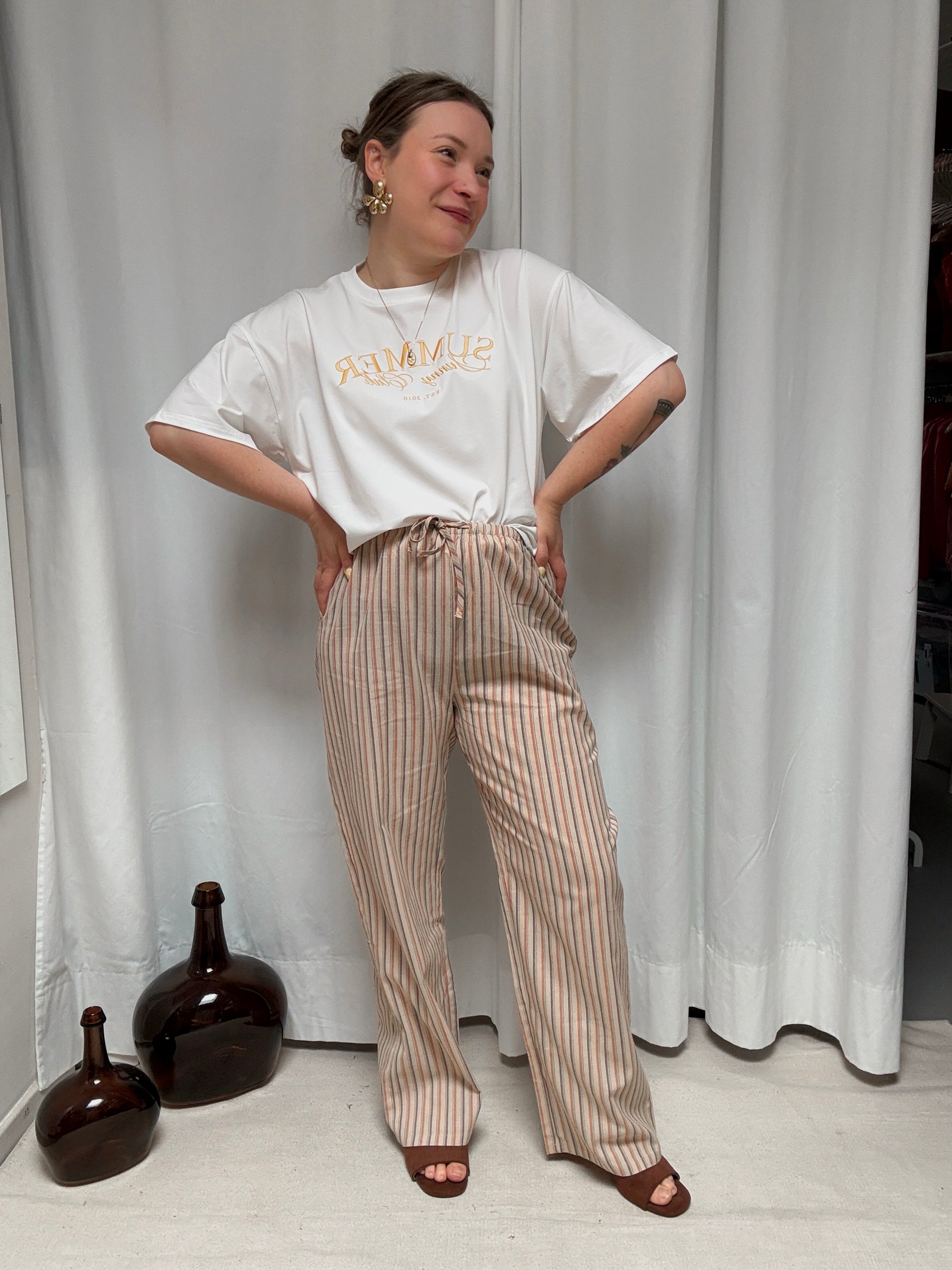 Mona stripe trousers