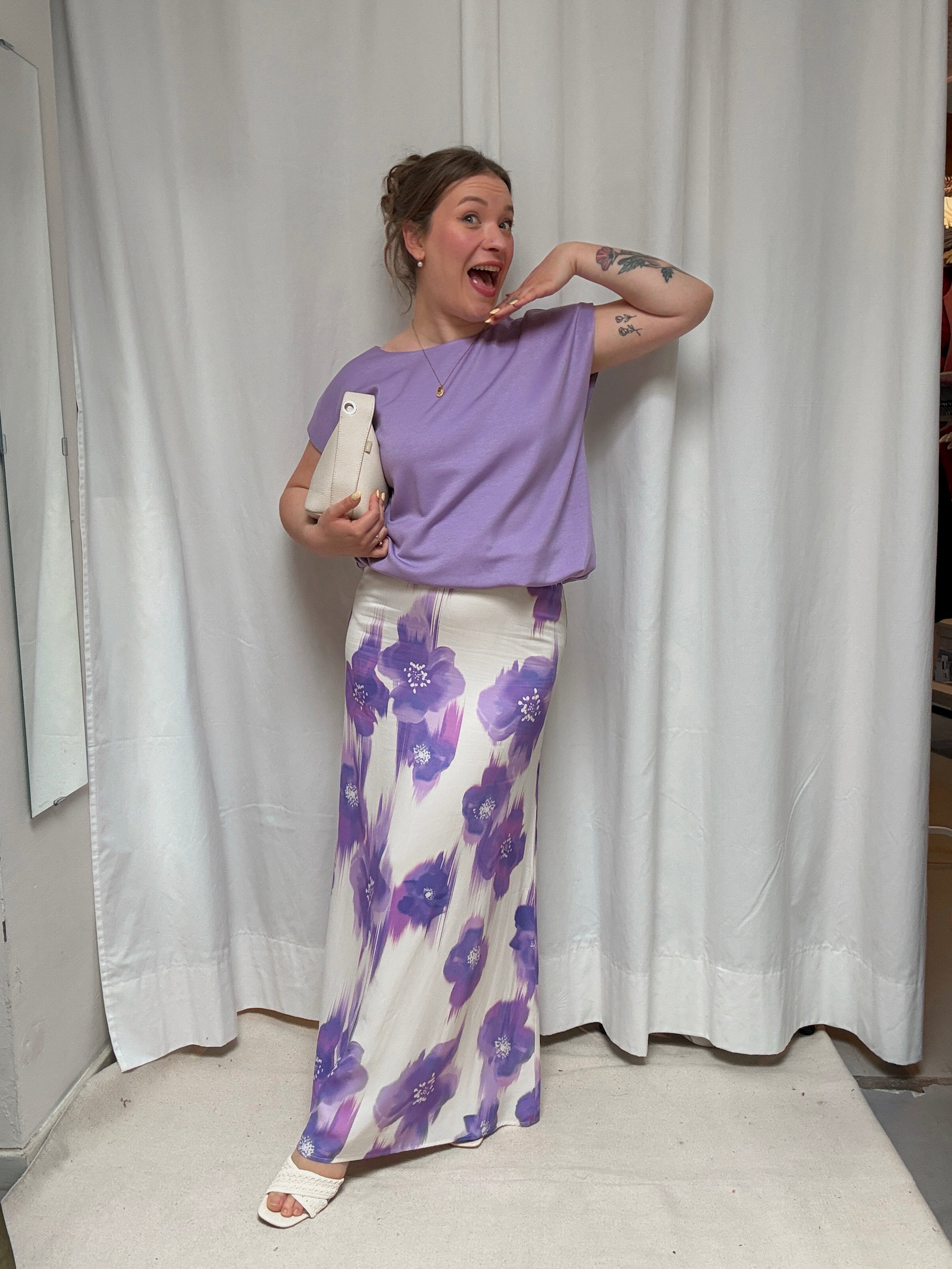 Marcie skirt purple