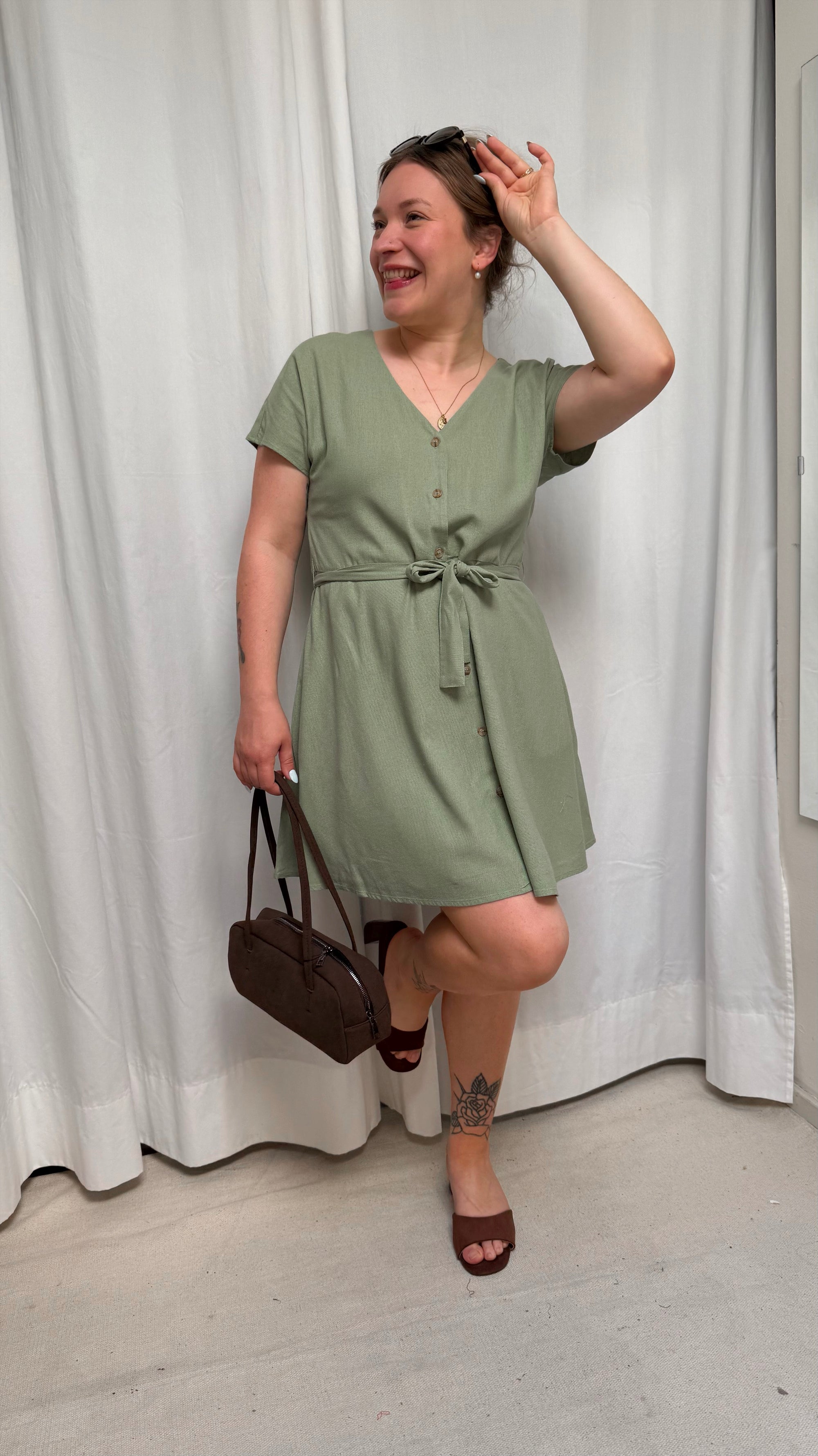 Ella dress green