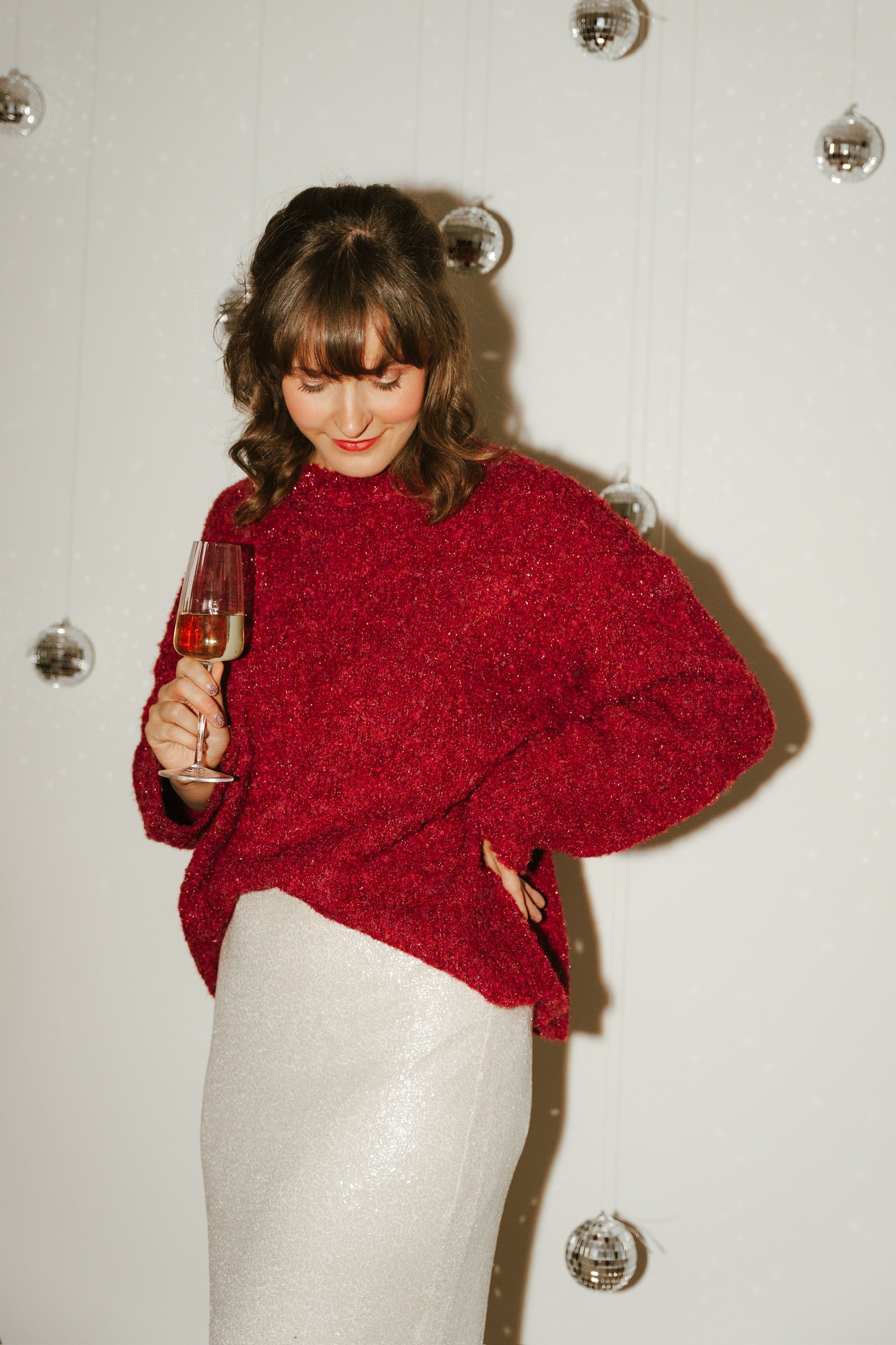 Mia sequin maxi skirt