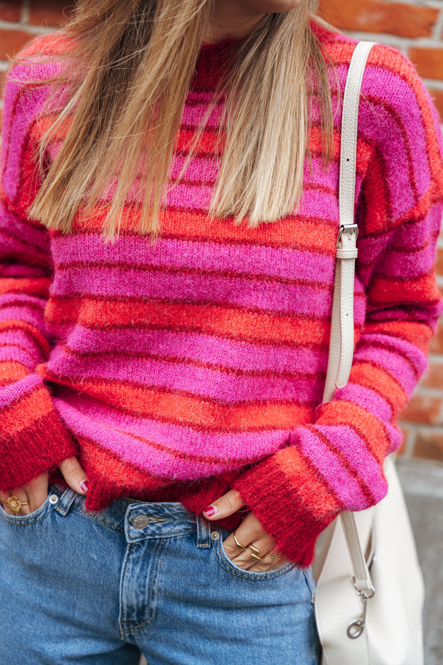 Aria knit pink