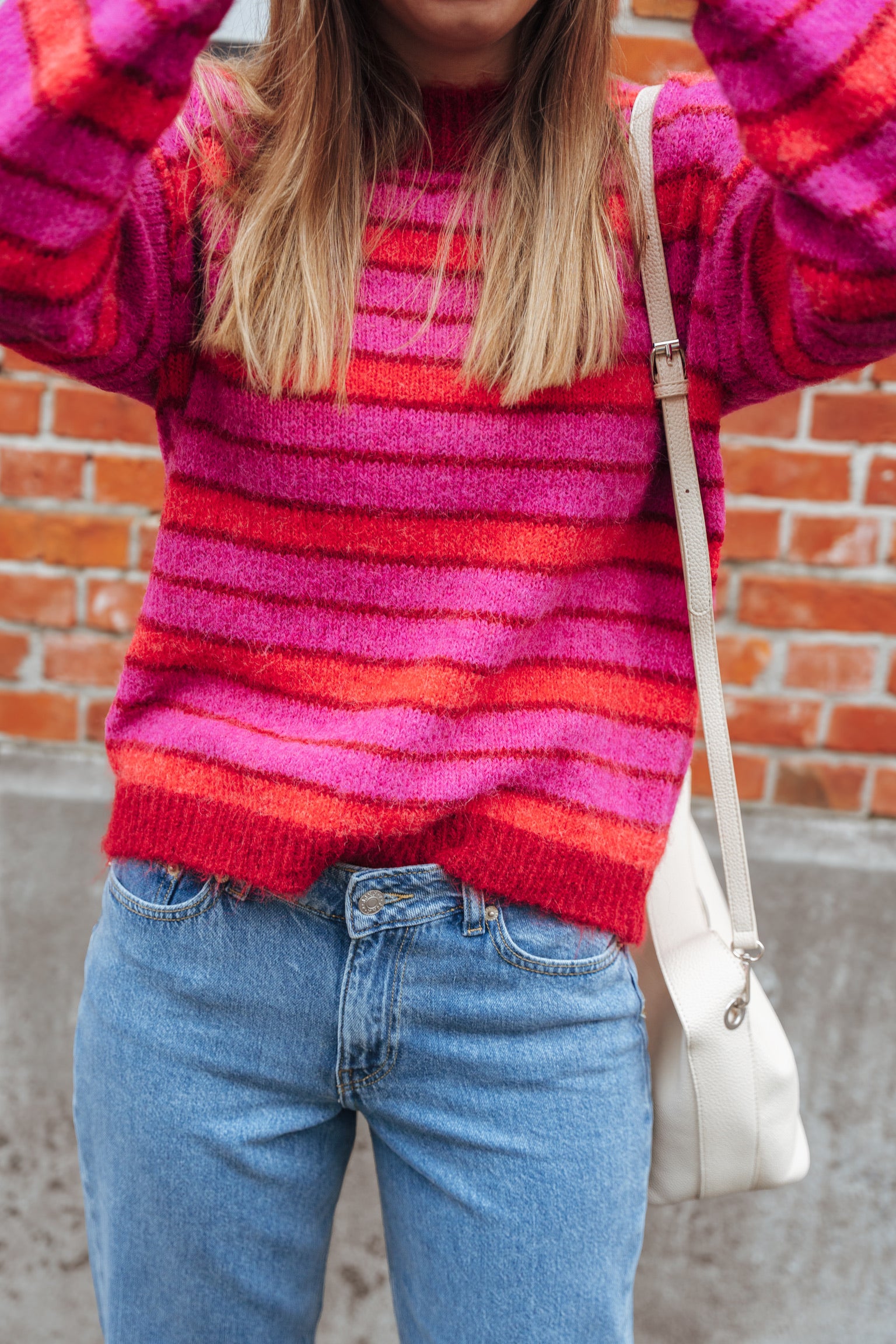 Aria knit pink