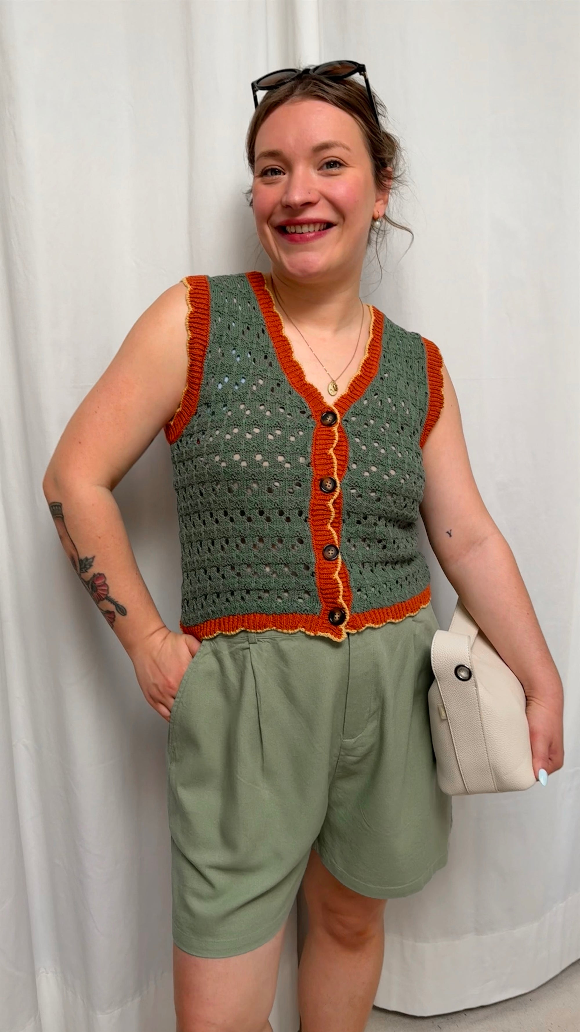 Violet crochet top