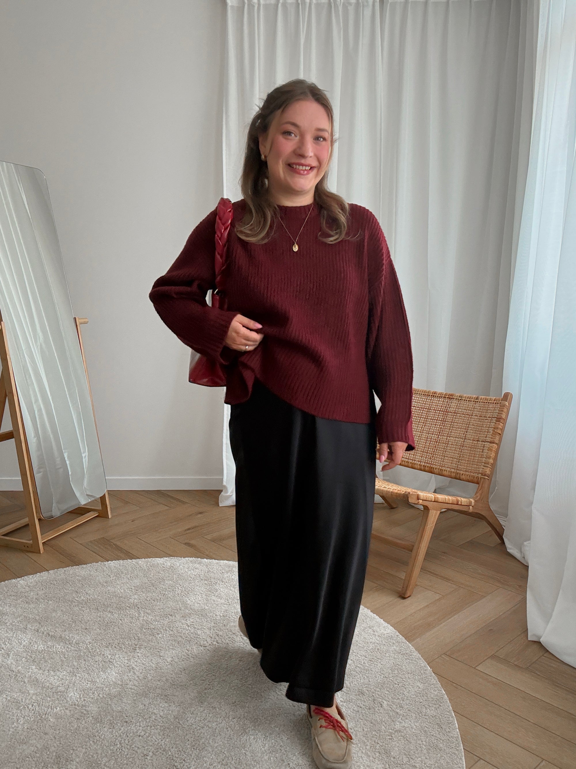 Sigga knit burgundy