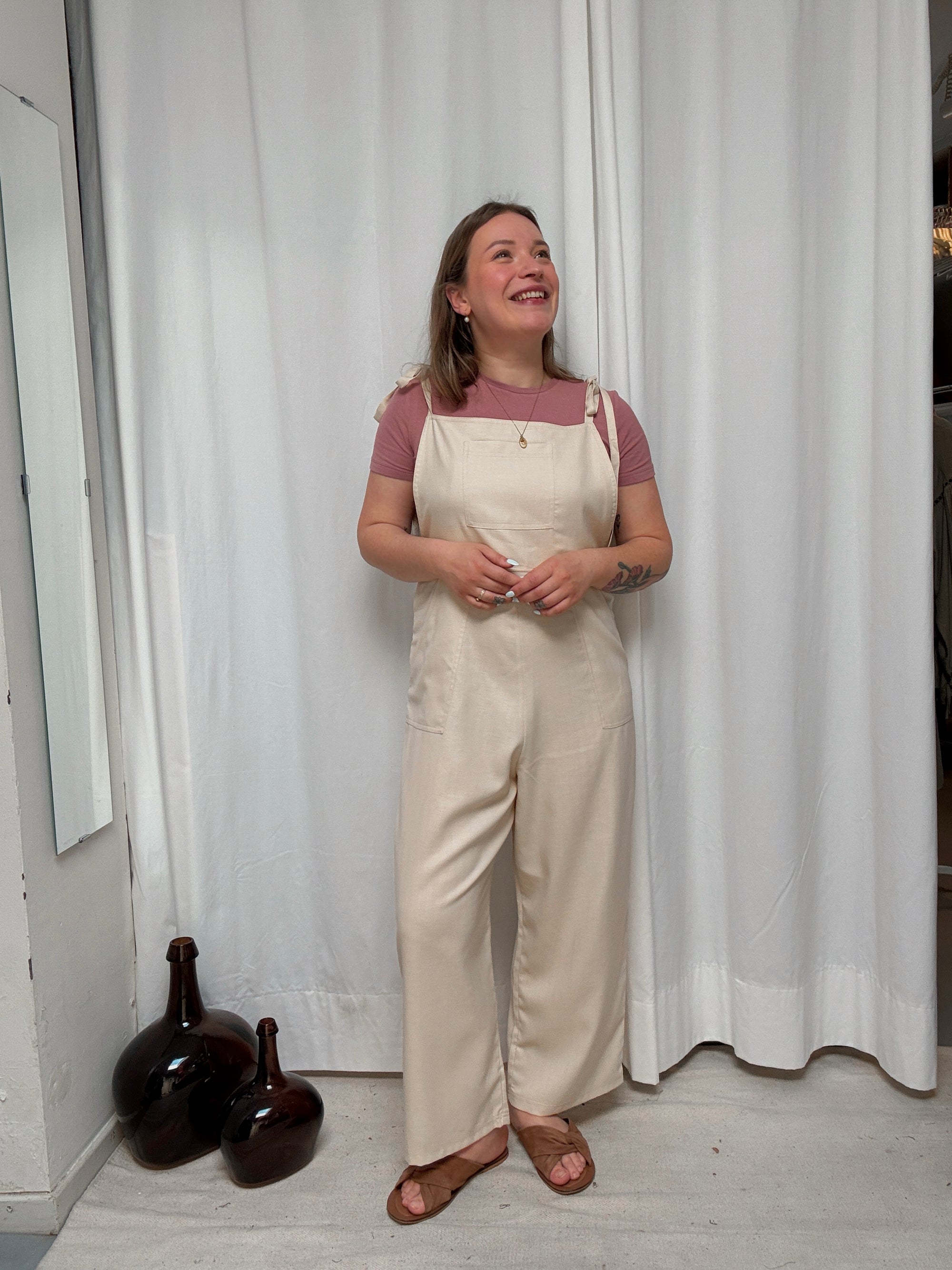 Bo dungaree beige
