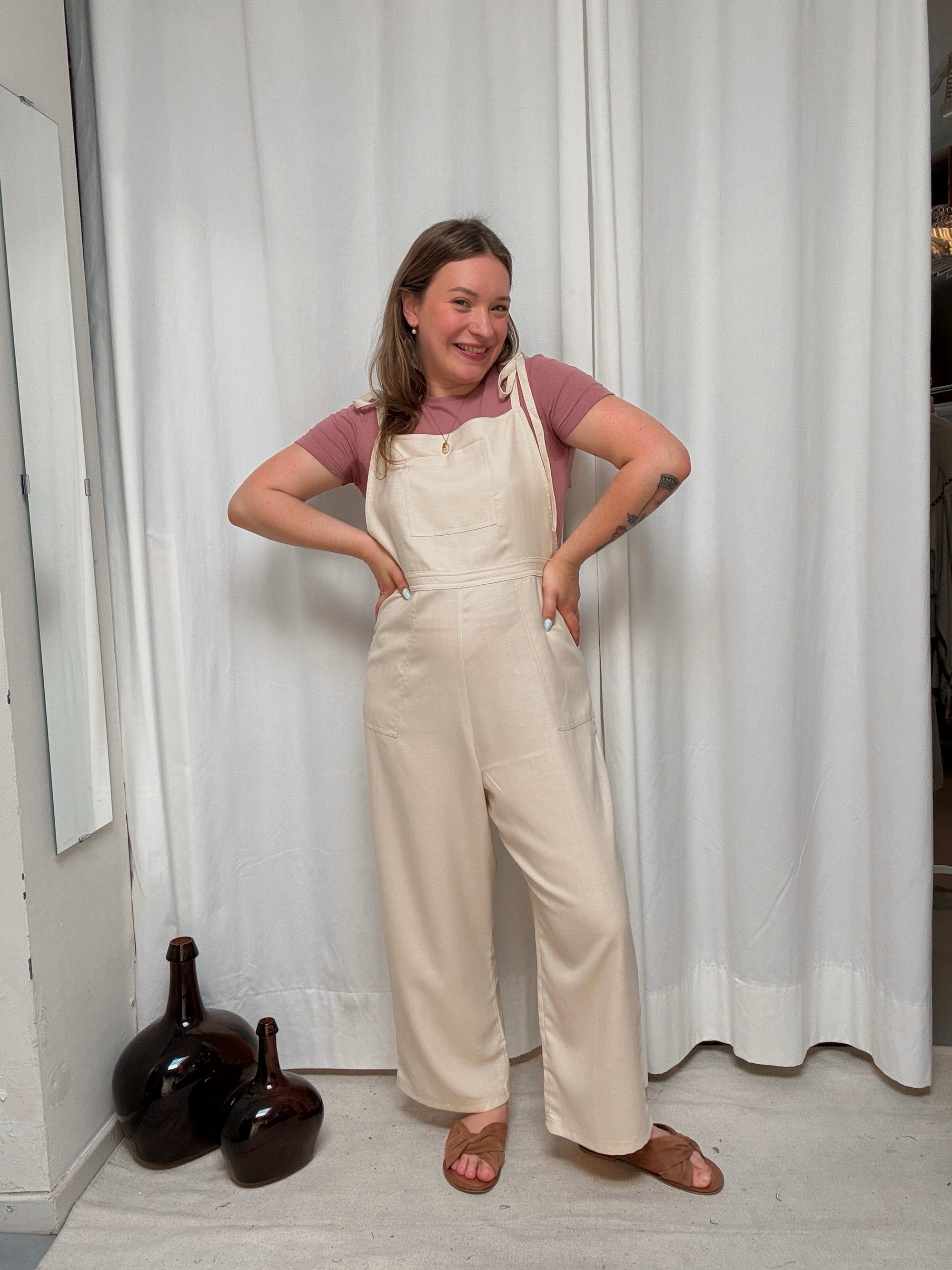 Bo dungaree beige