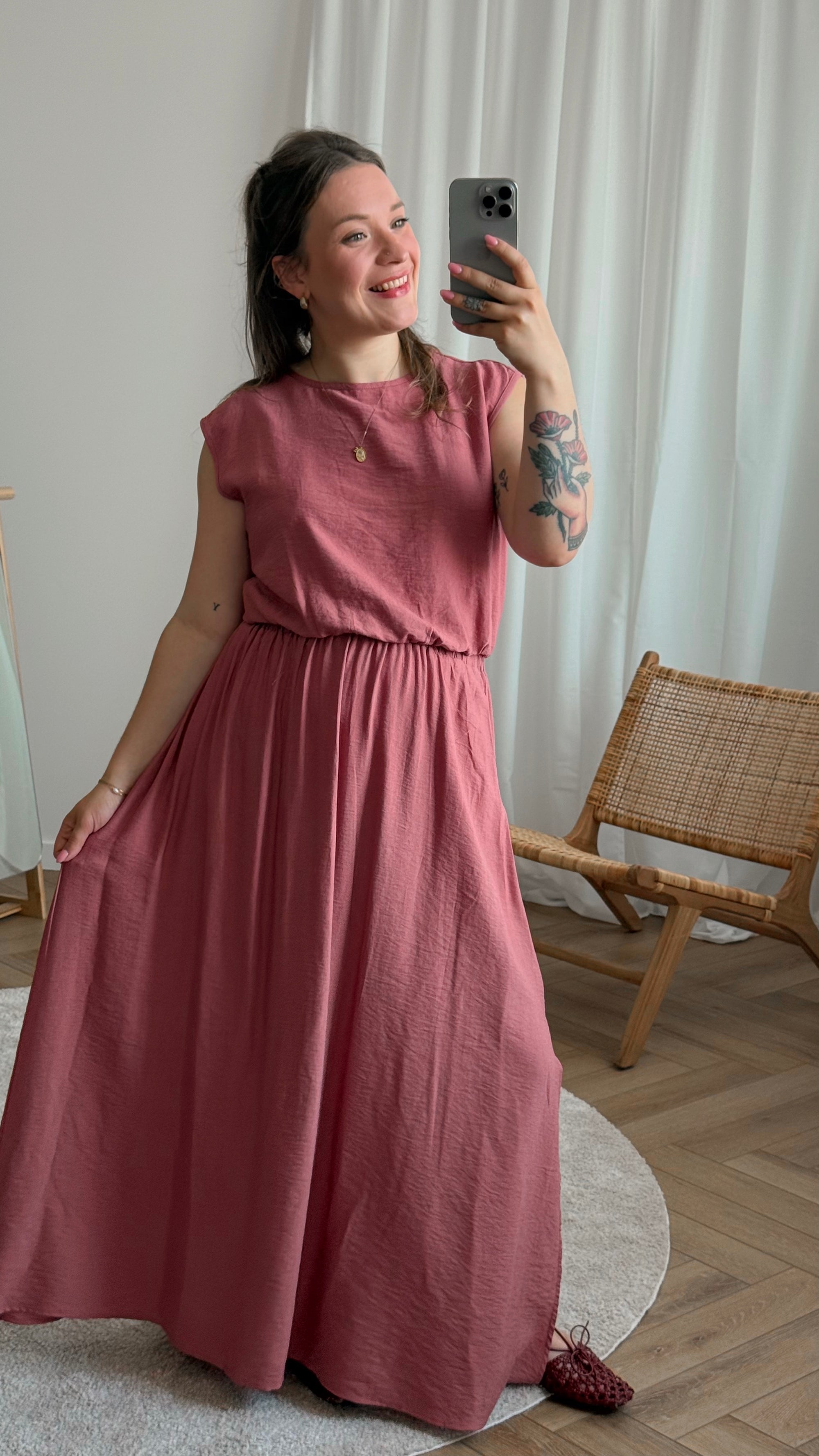 Briar top & skirt set - pink