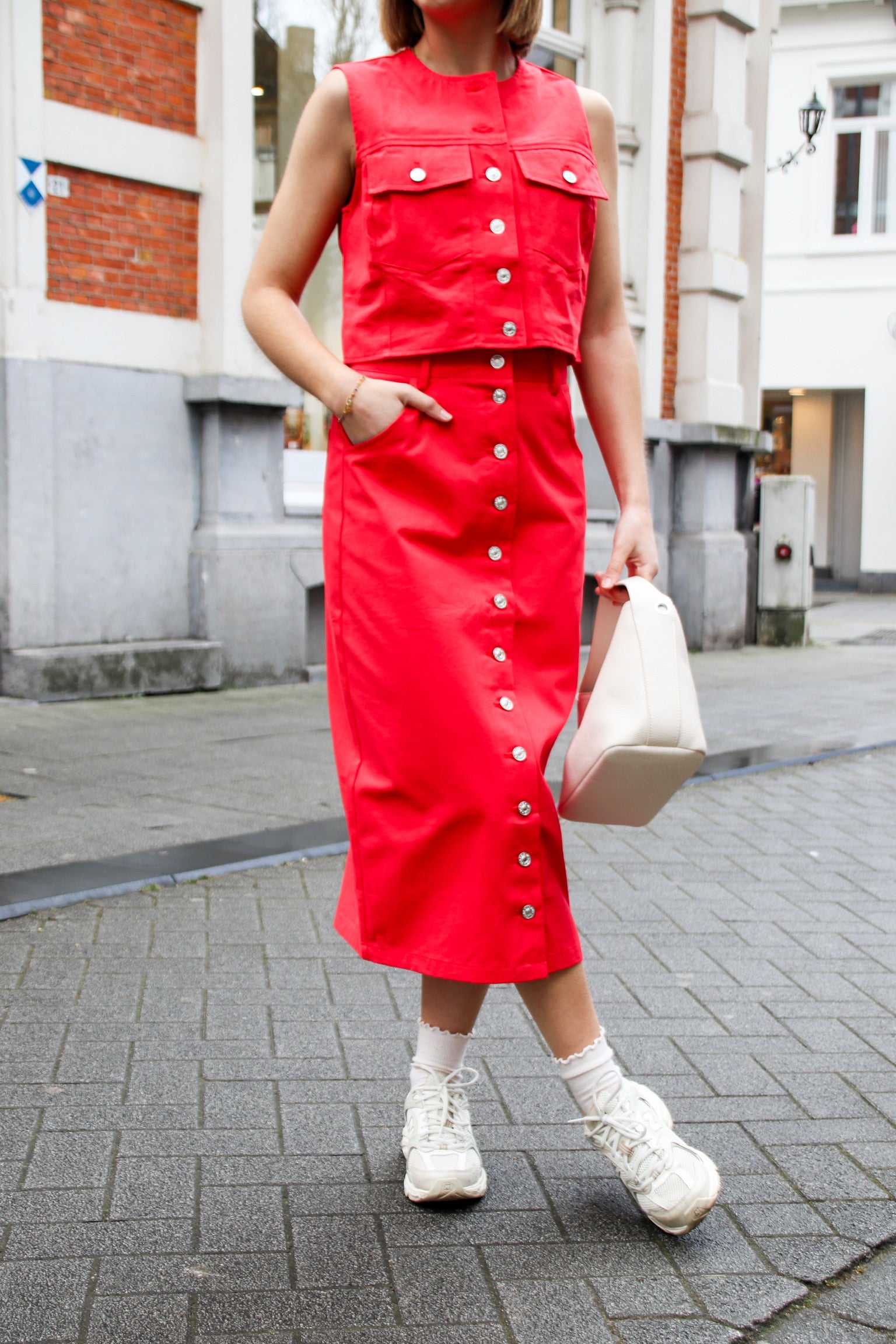 Berber skirt red