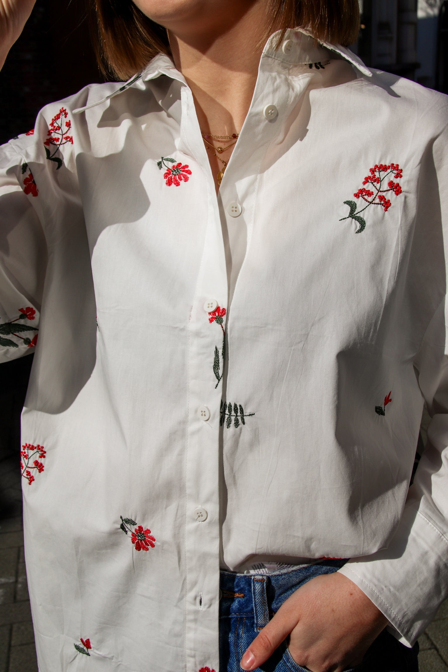 Blossom shirt red