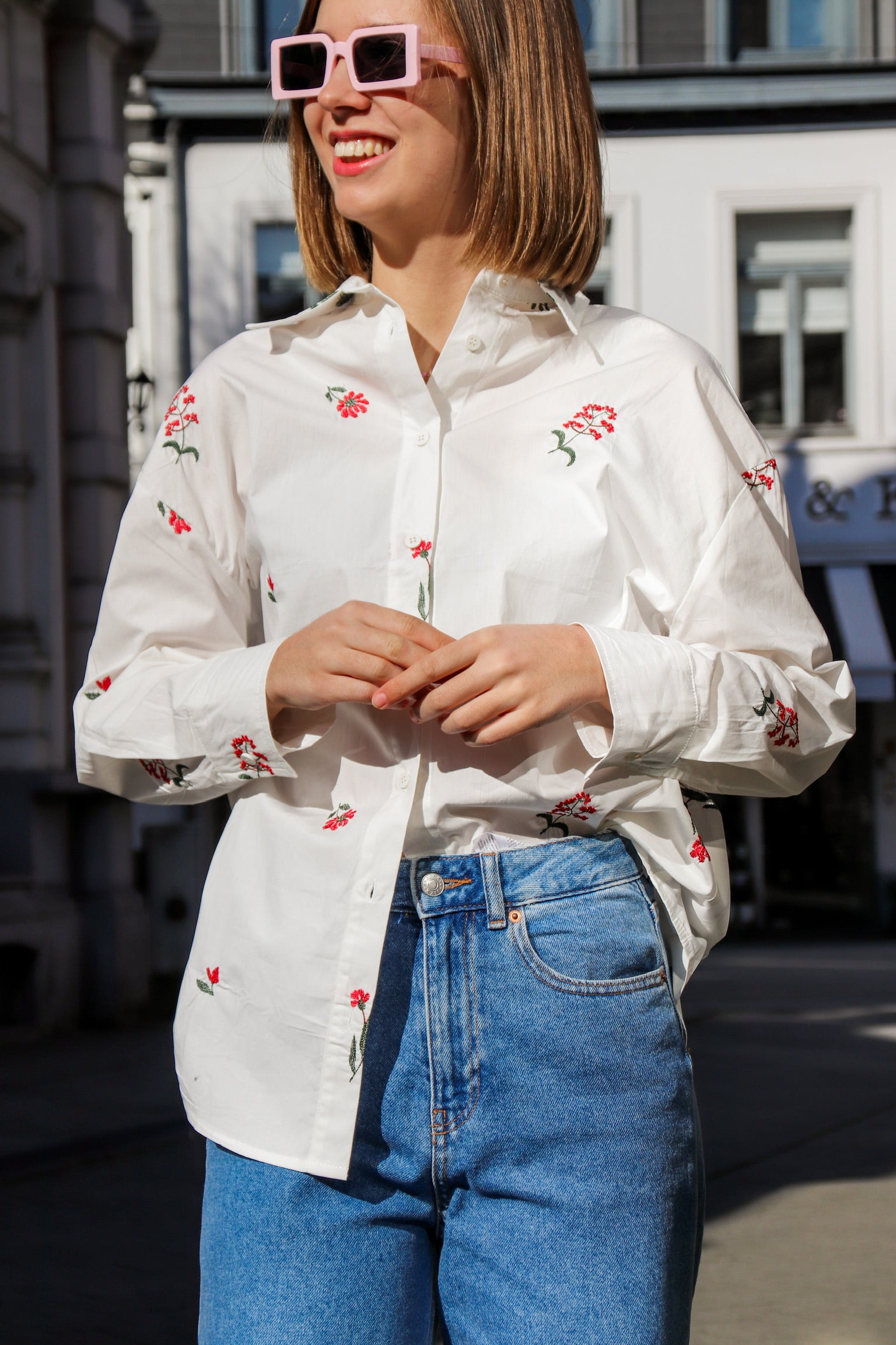 Blossom shirt red