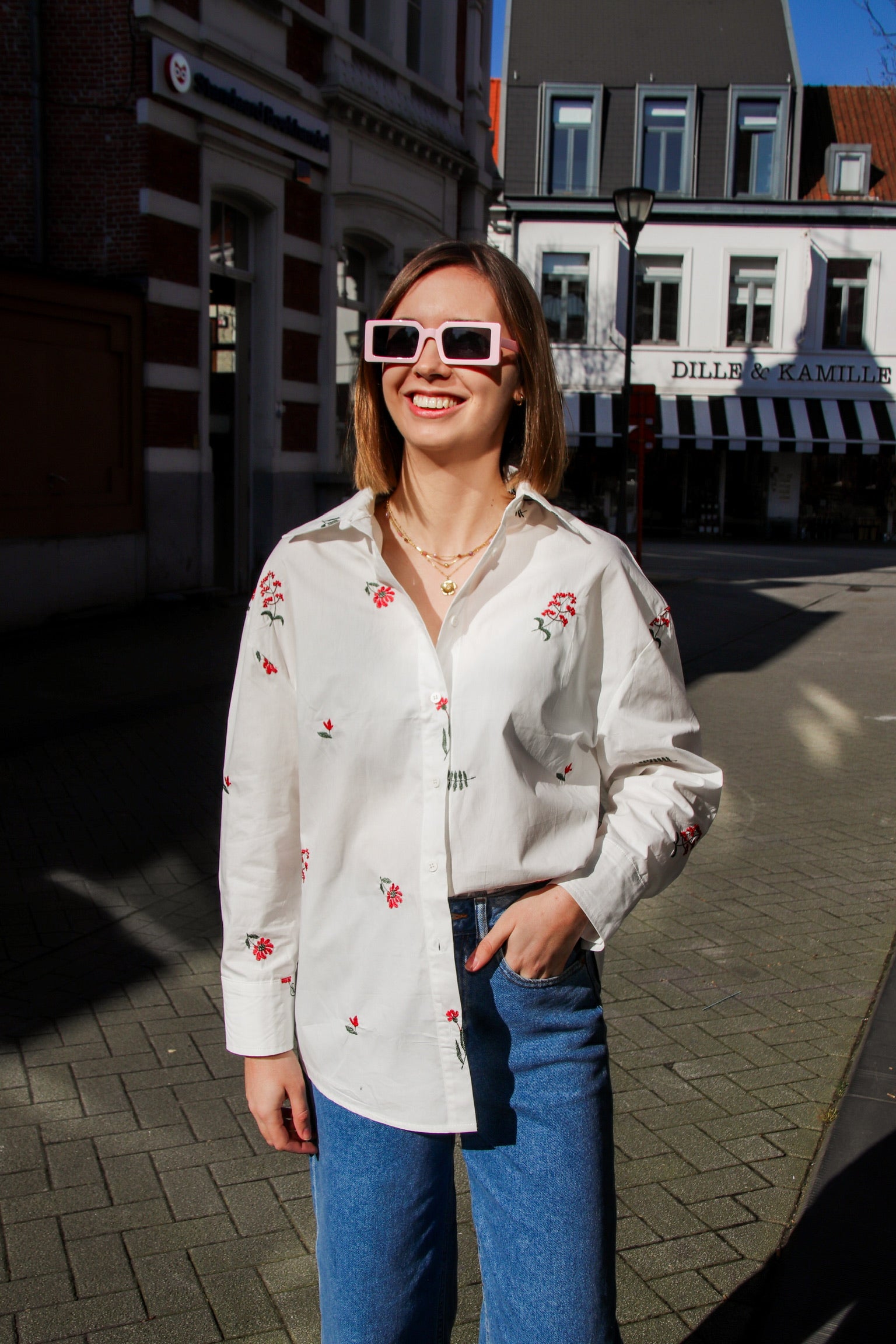 Blossom shirt red