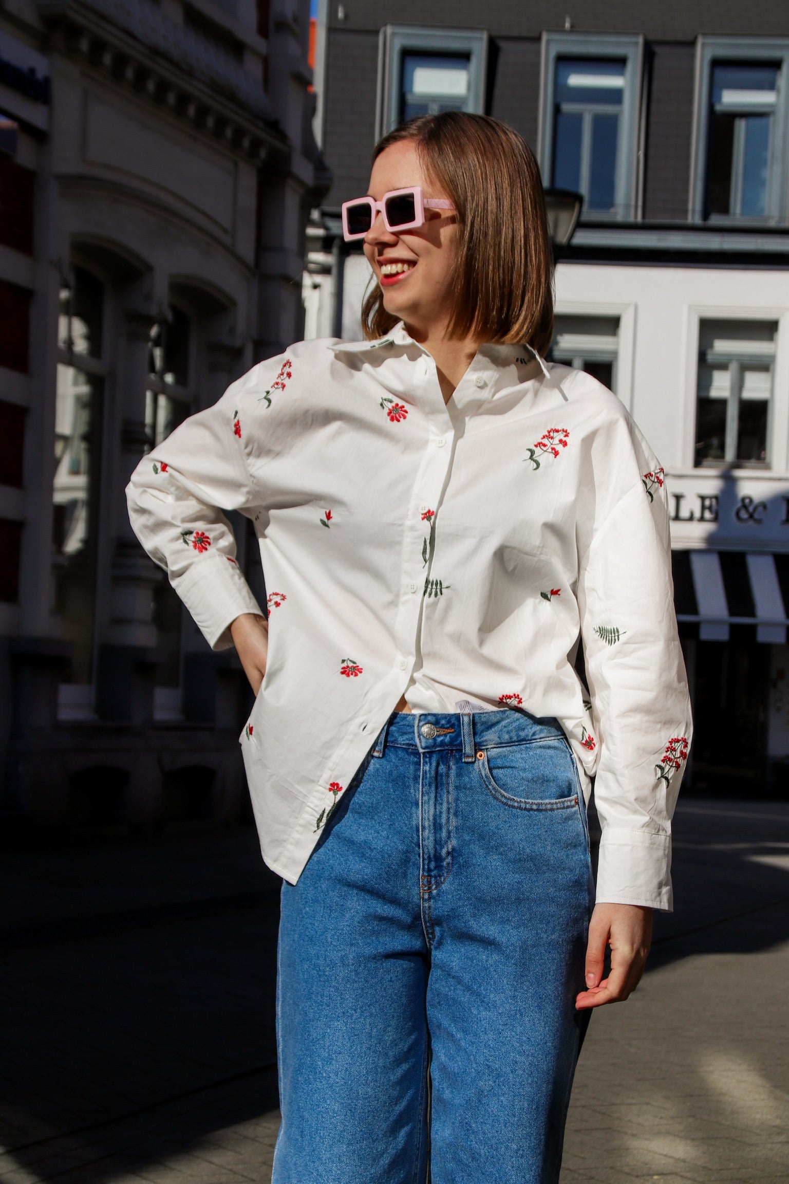 Blossom shirt red