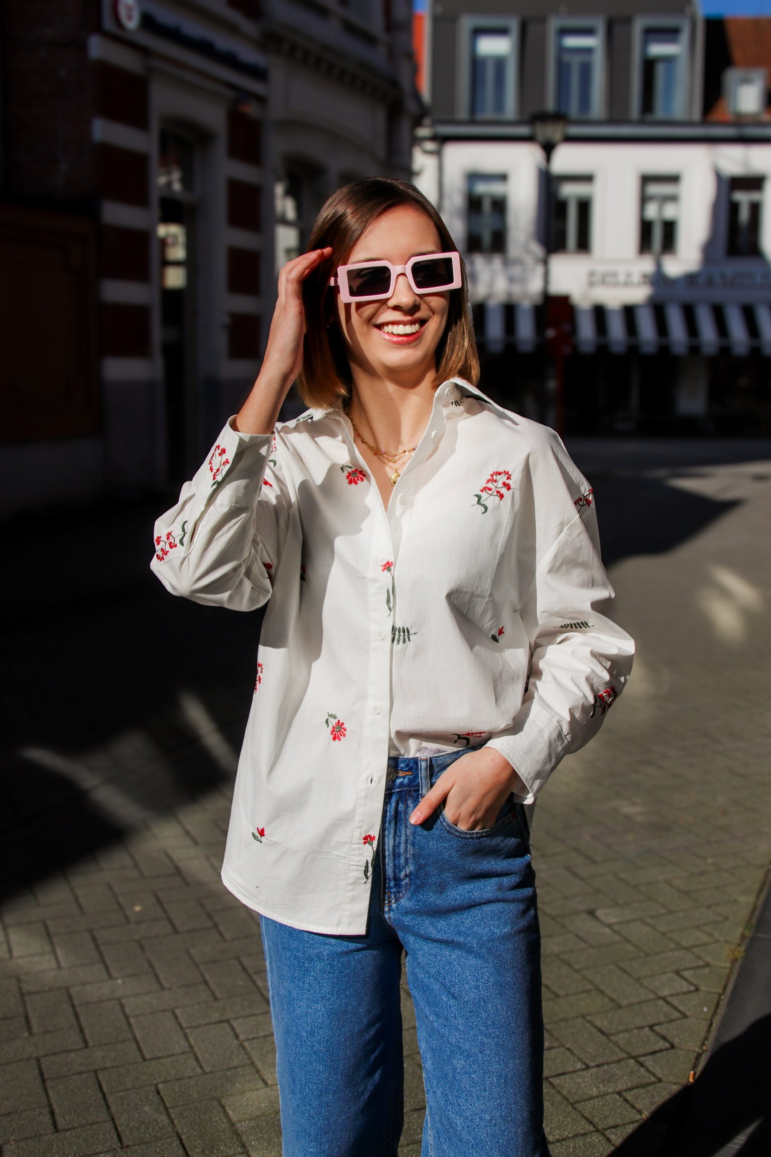 Blossom shirt red