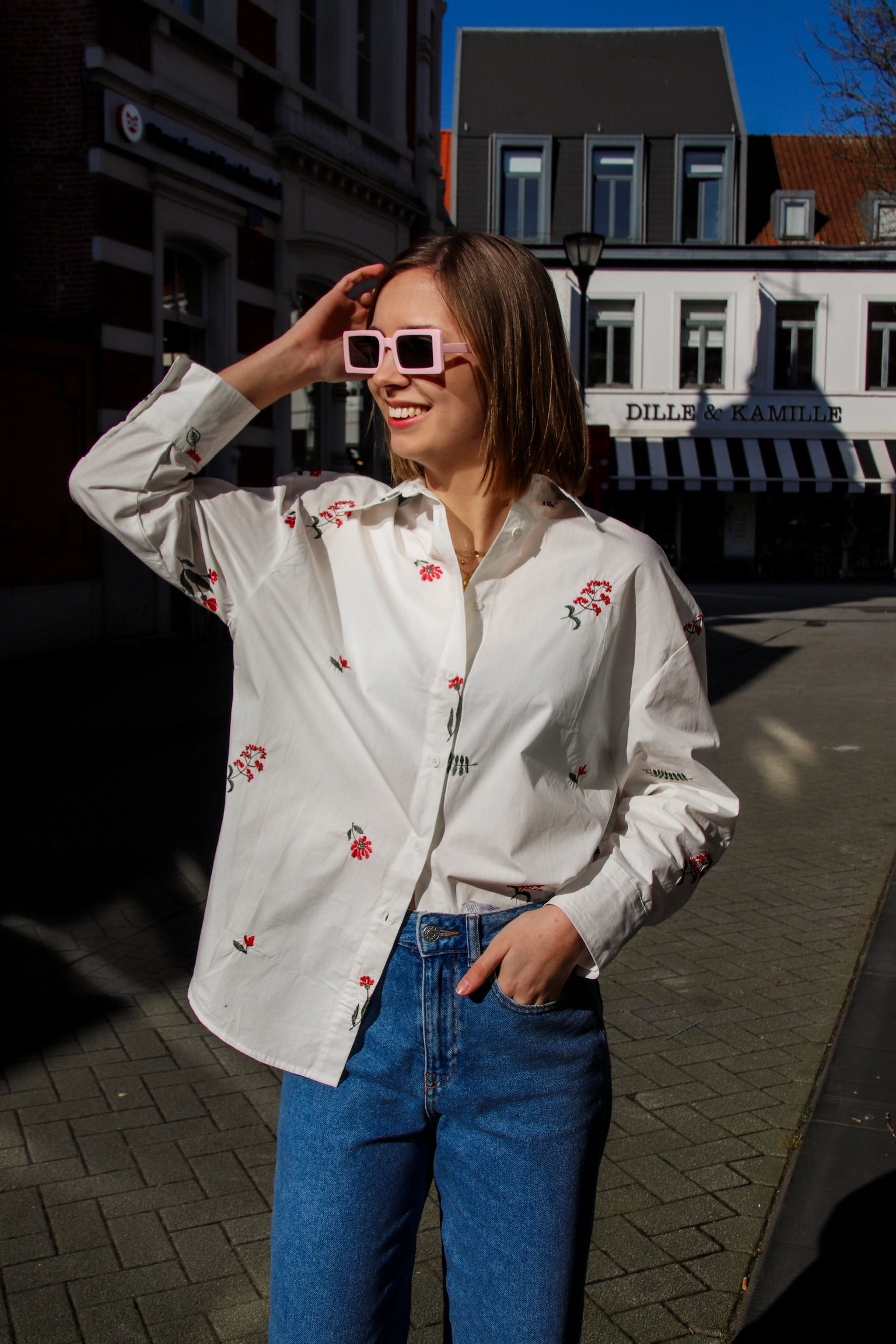 Blossom shirt red