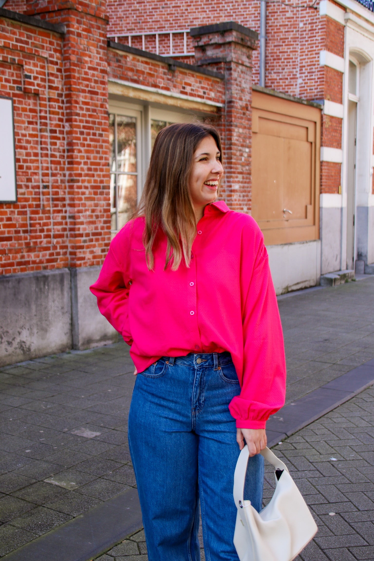 Bonnie blouse pink