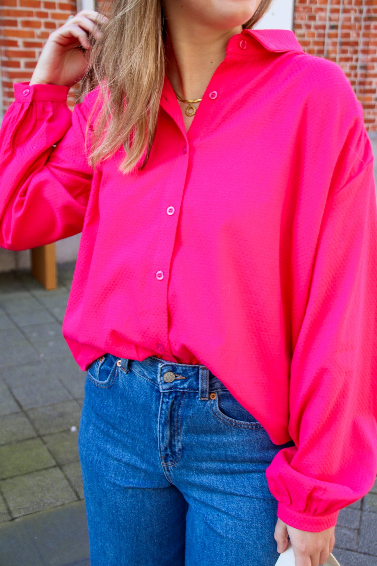 Bonnie blouse pink