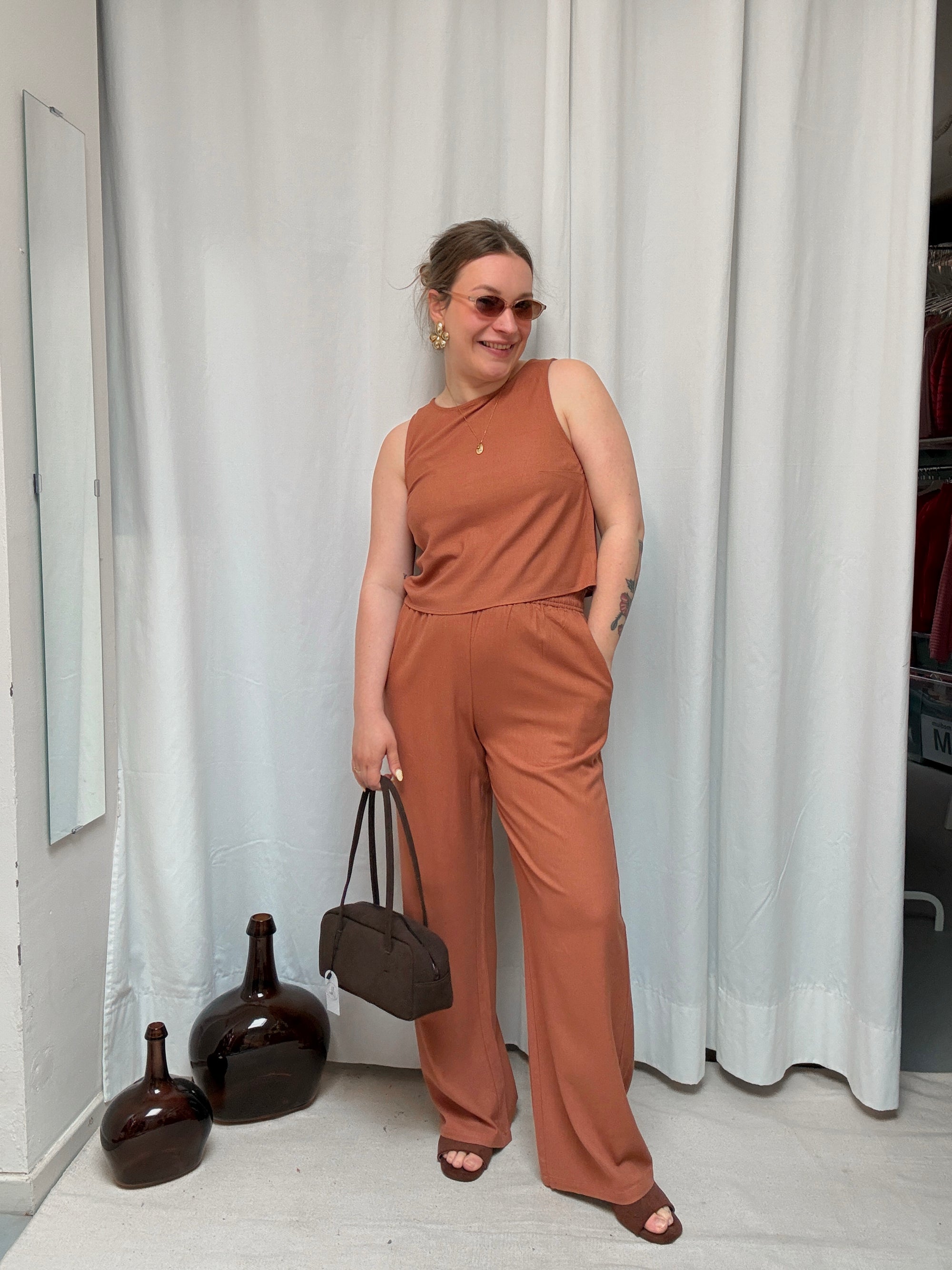 Ella trousers rust