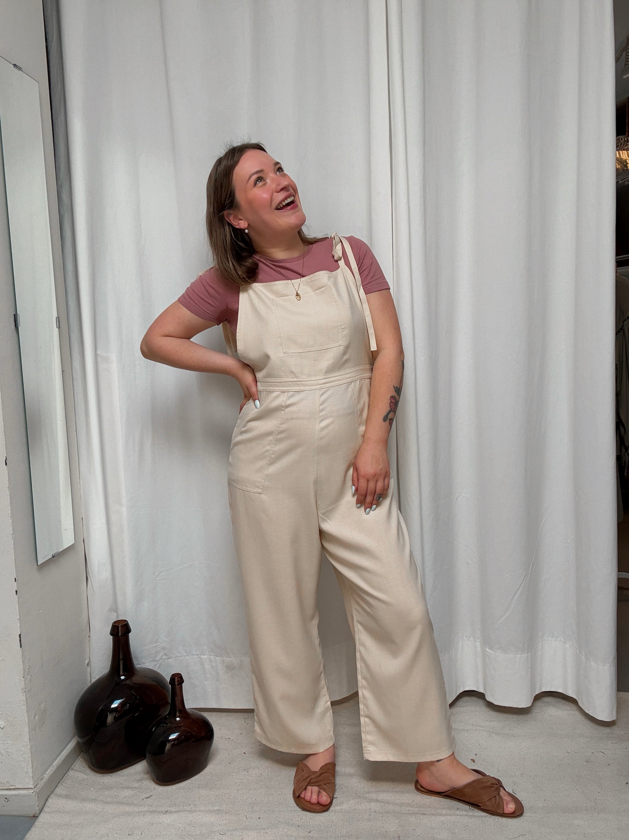 Bo dungaree beige