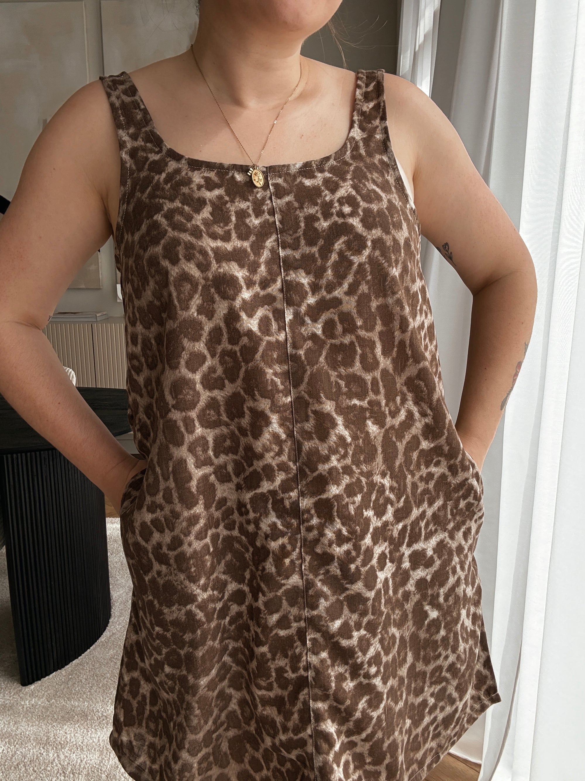 Cali dress leopard