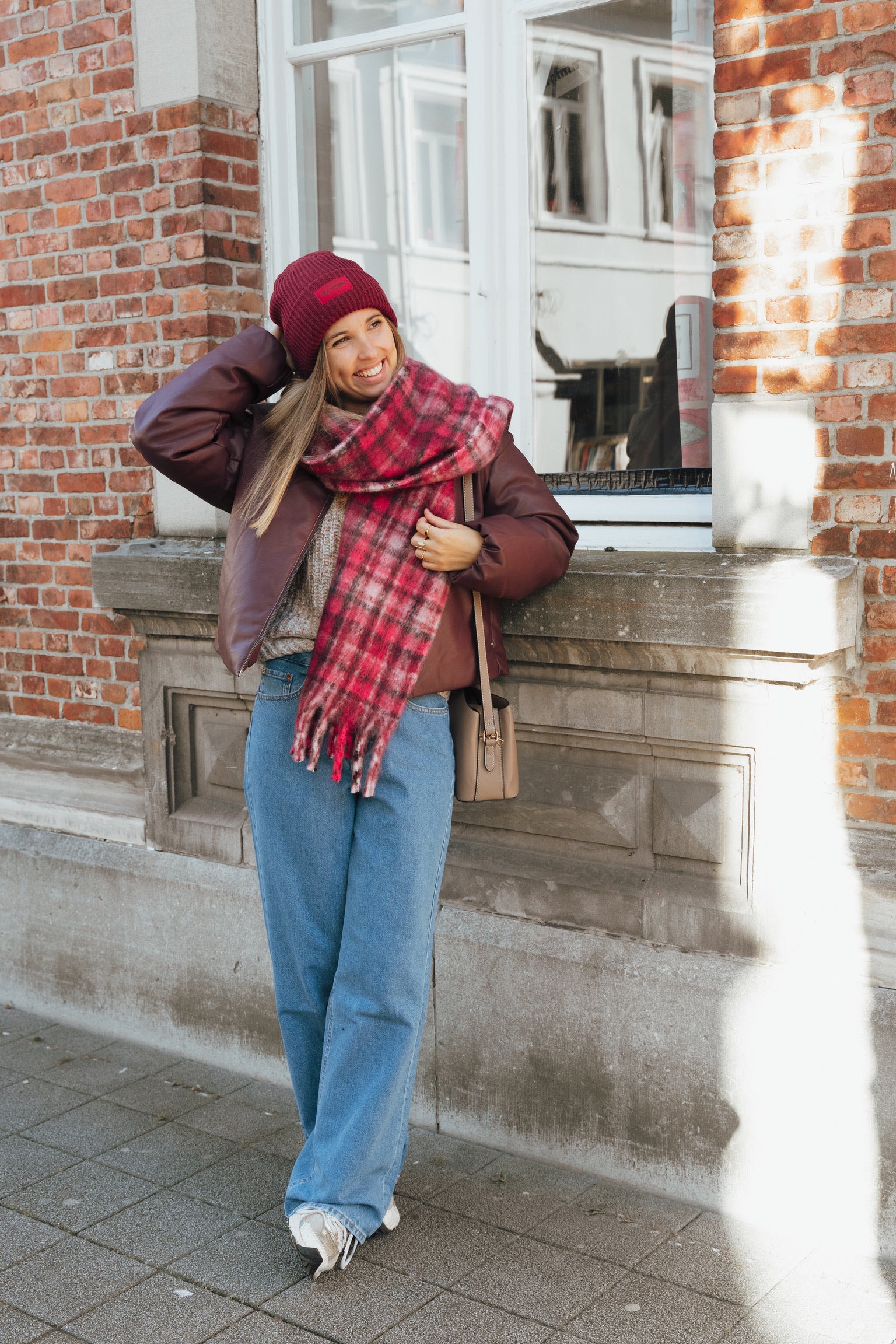 Cala bomber jacket aubergine