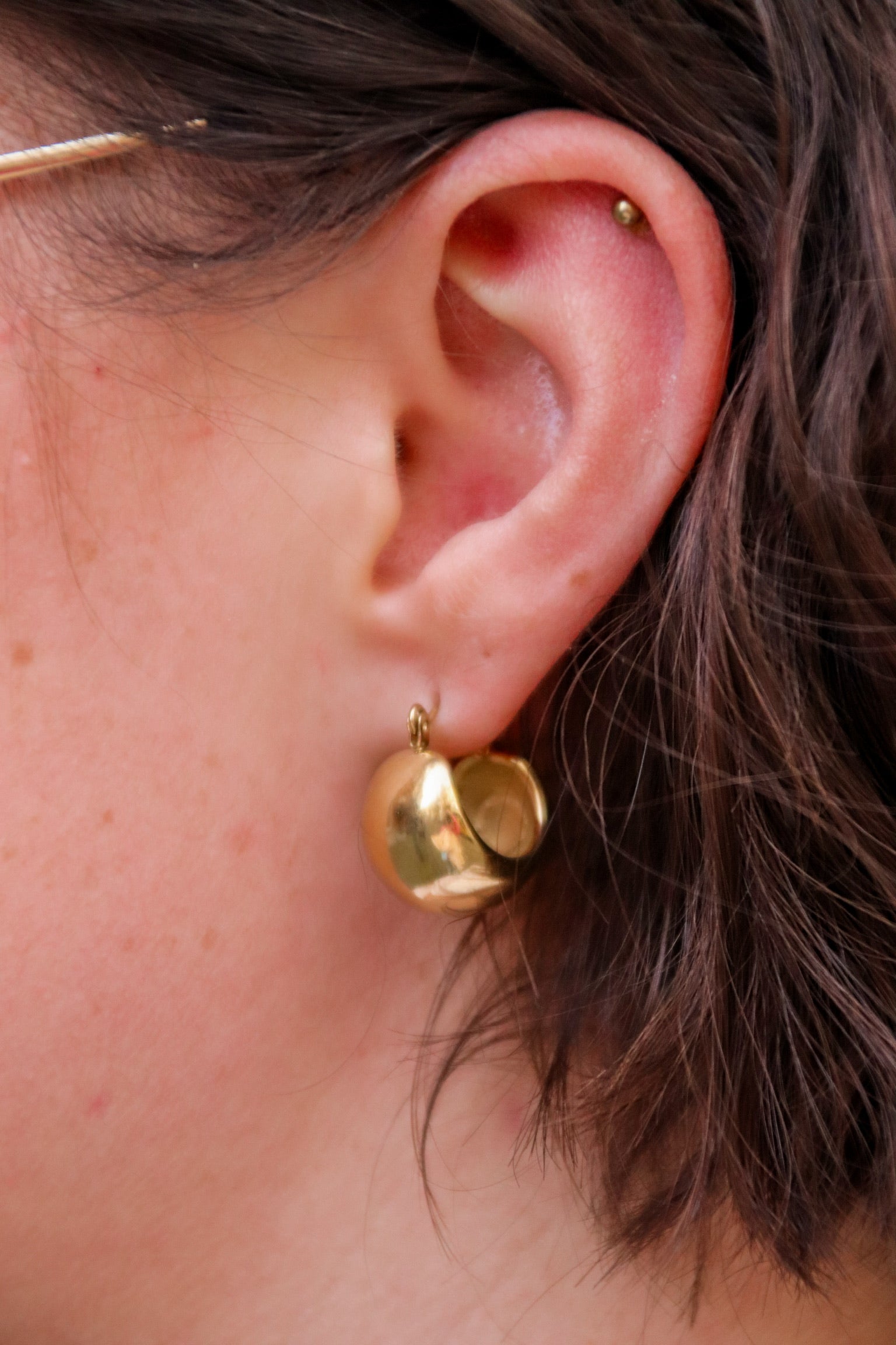 Chunky hoops gold