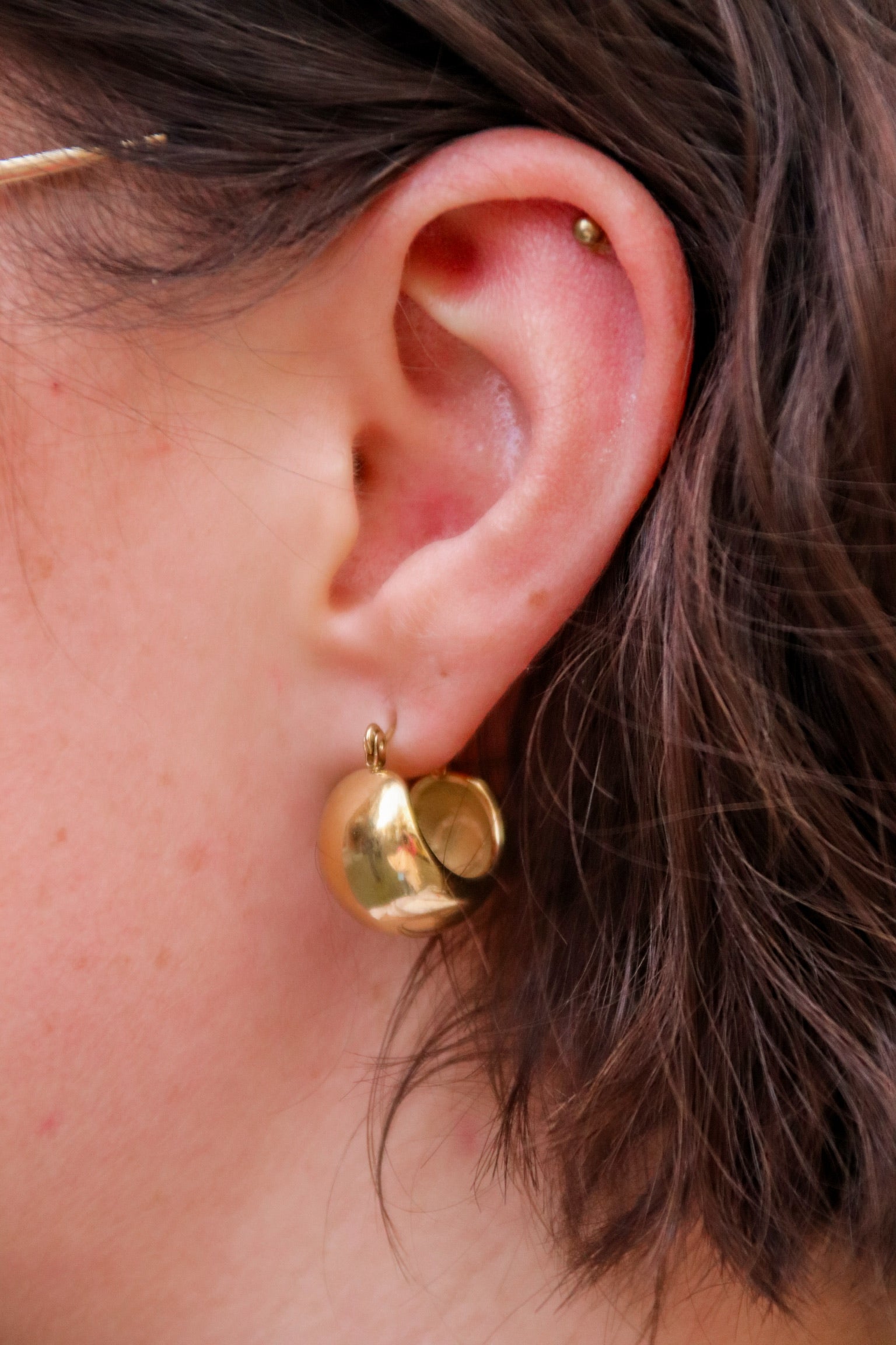 Chunky hoops gold