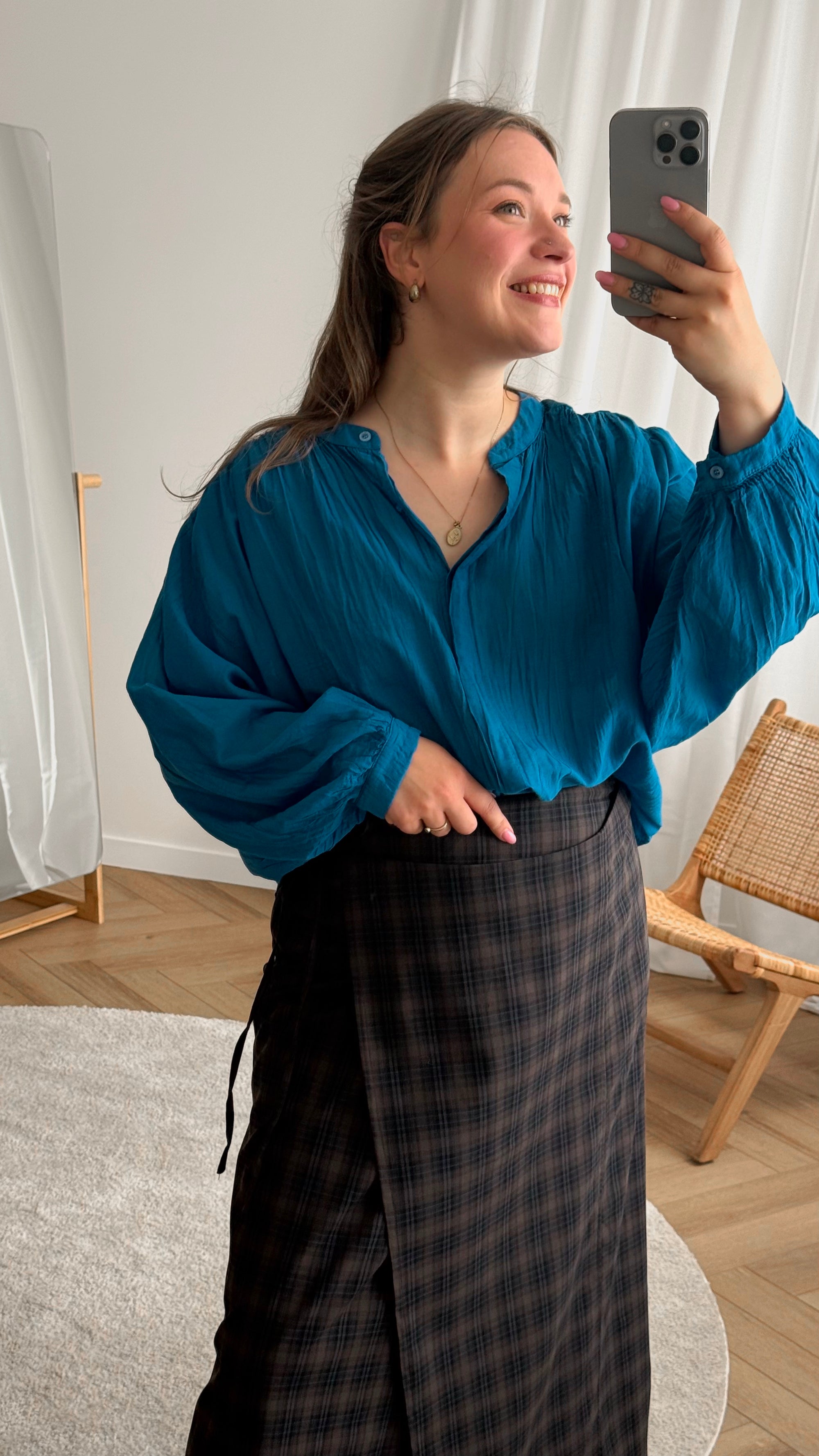 Indra blouse - blue