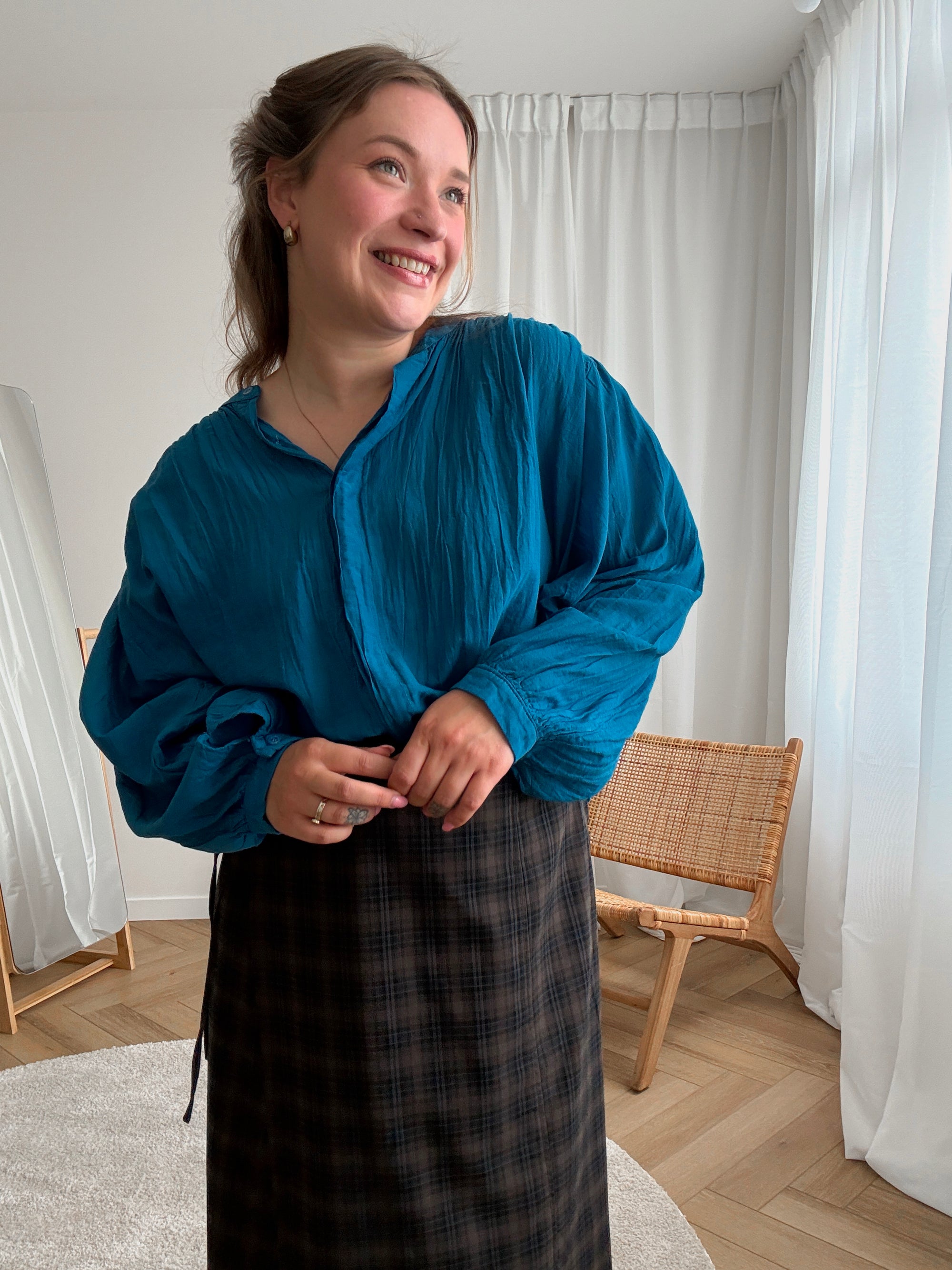 Indra blouse - blue