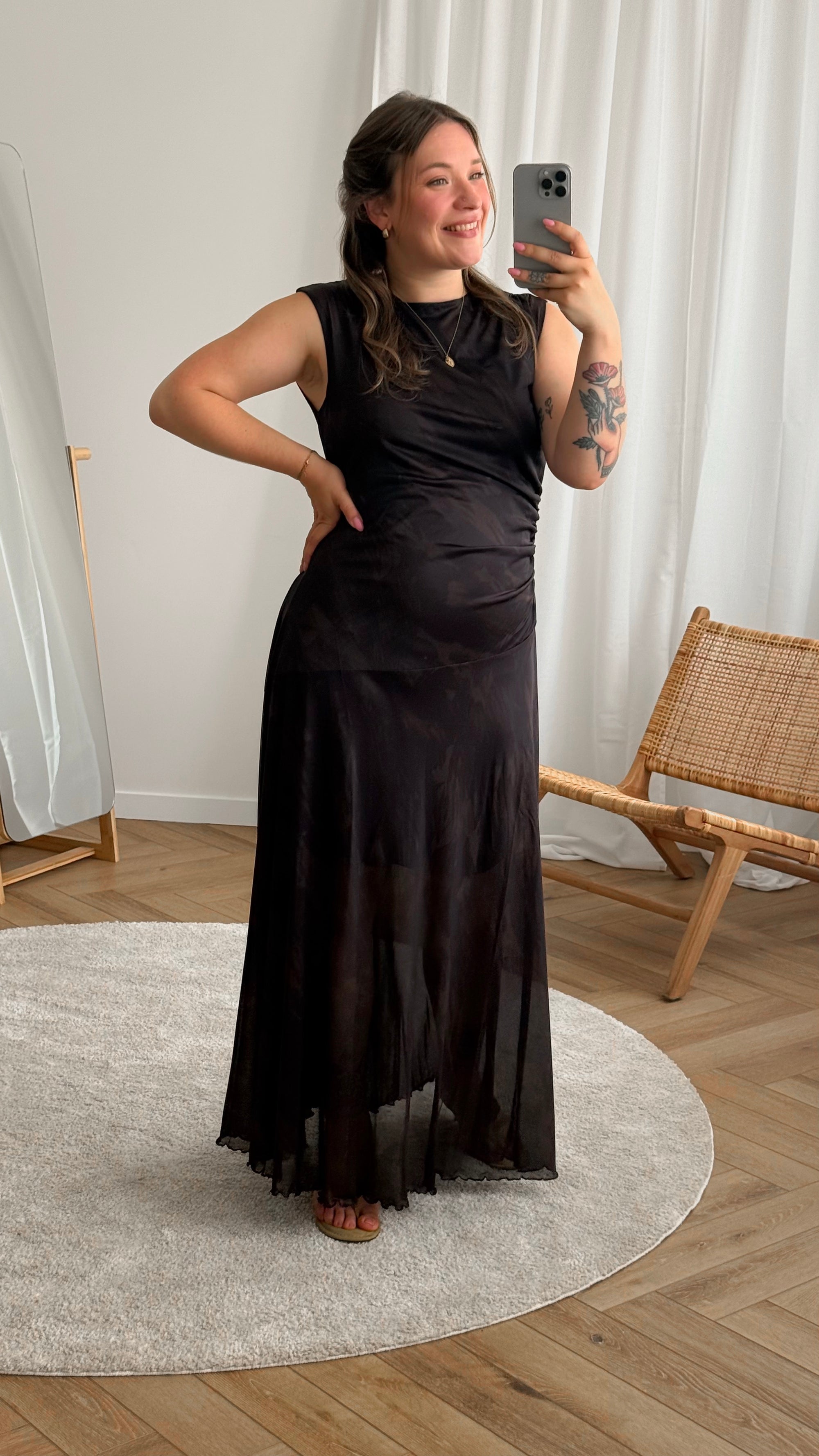 Noelle mesh dress