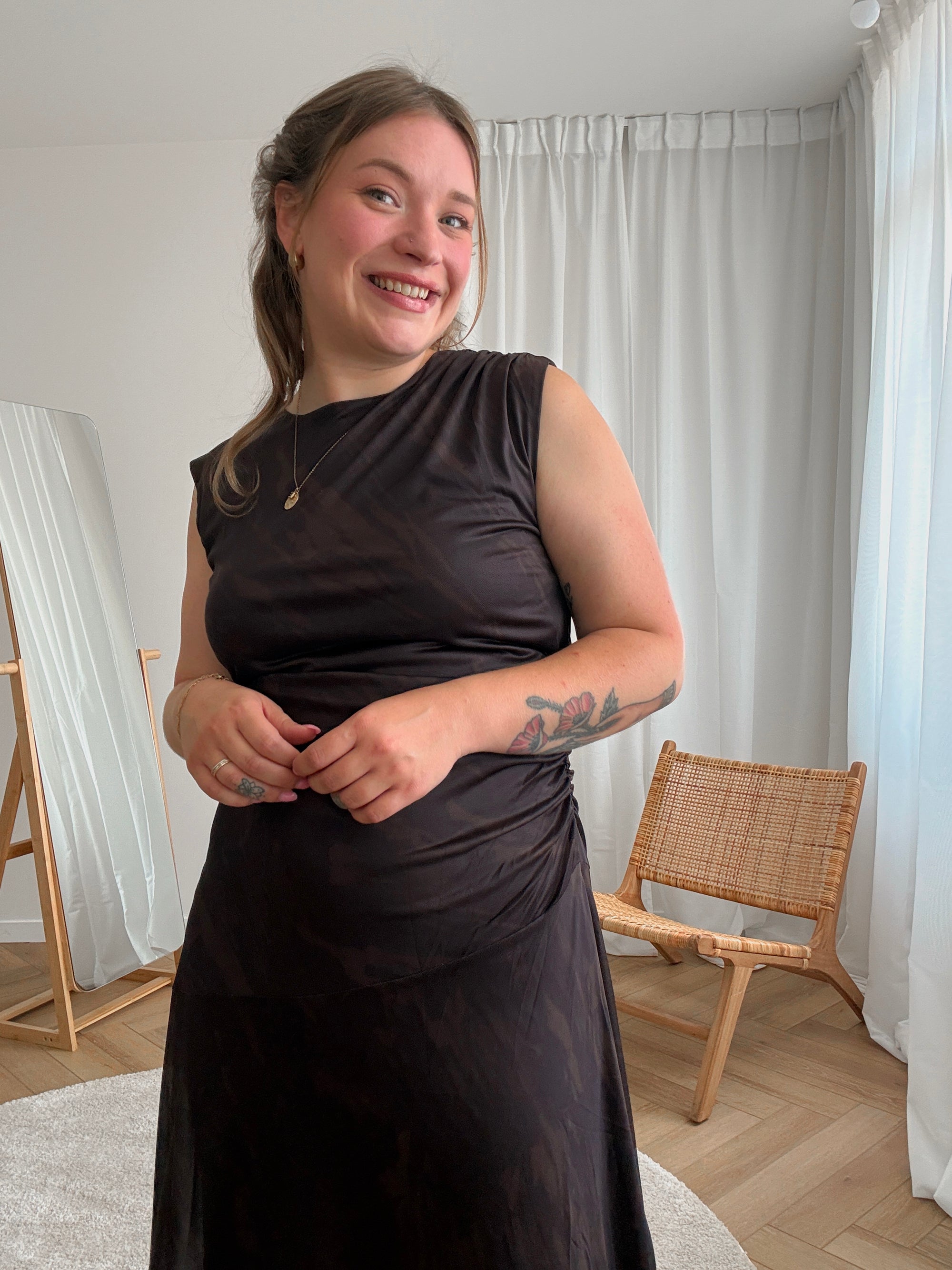 Noelle mesh dress