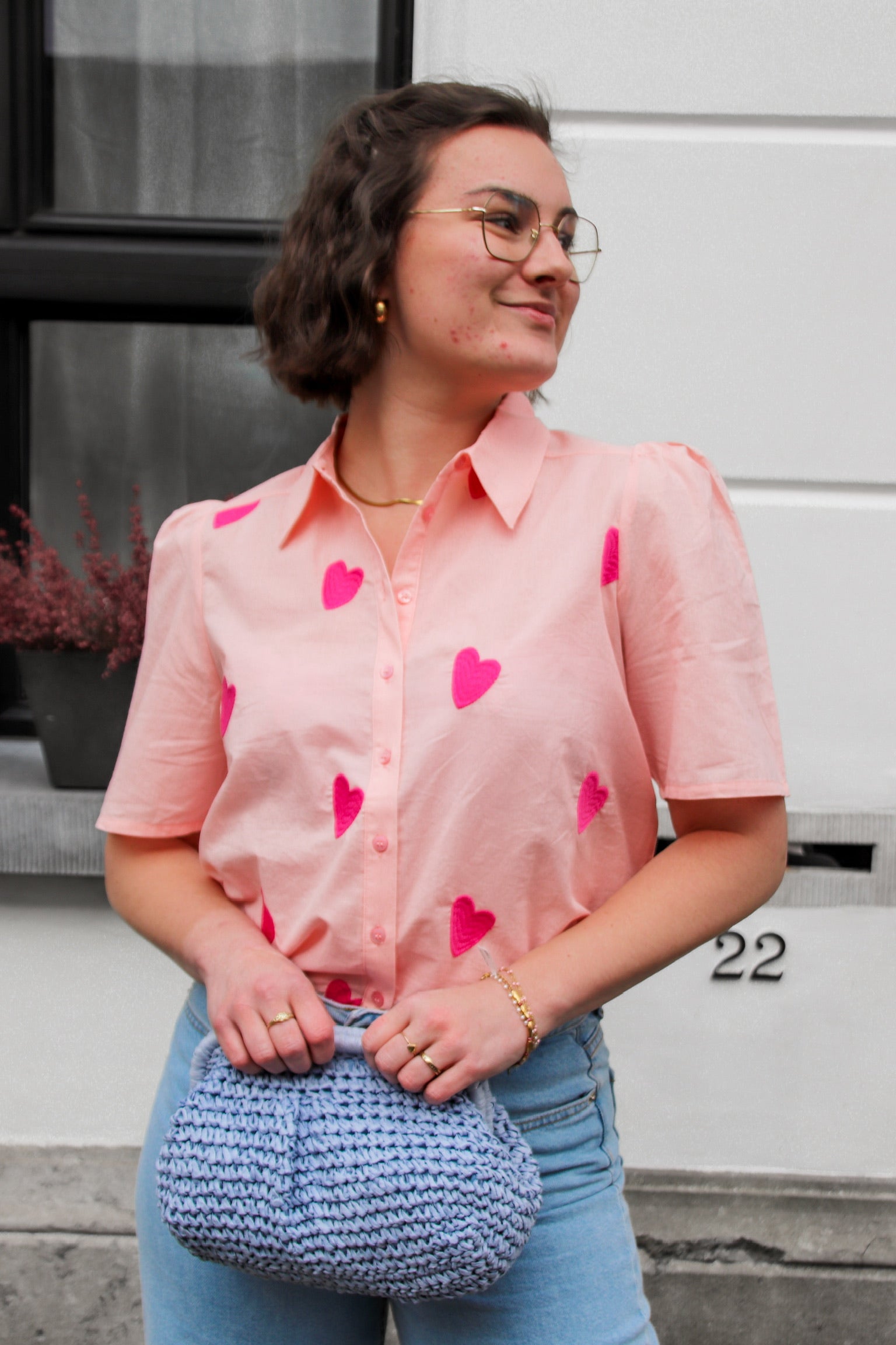 Corazón shirt pink