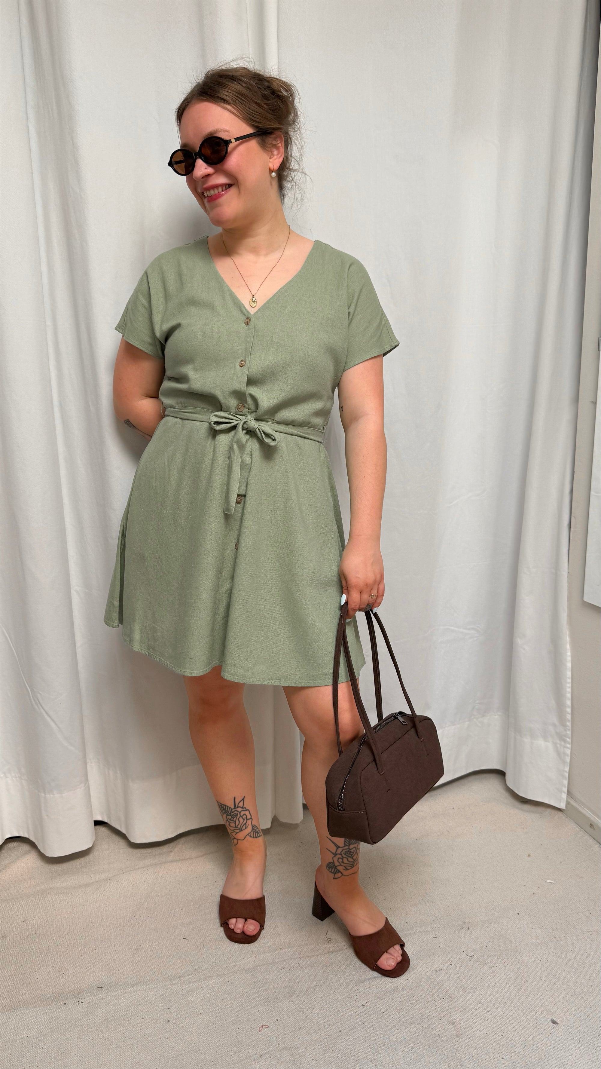 Ella dress green