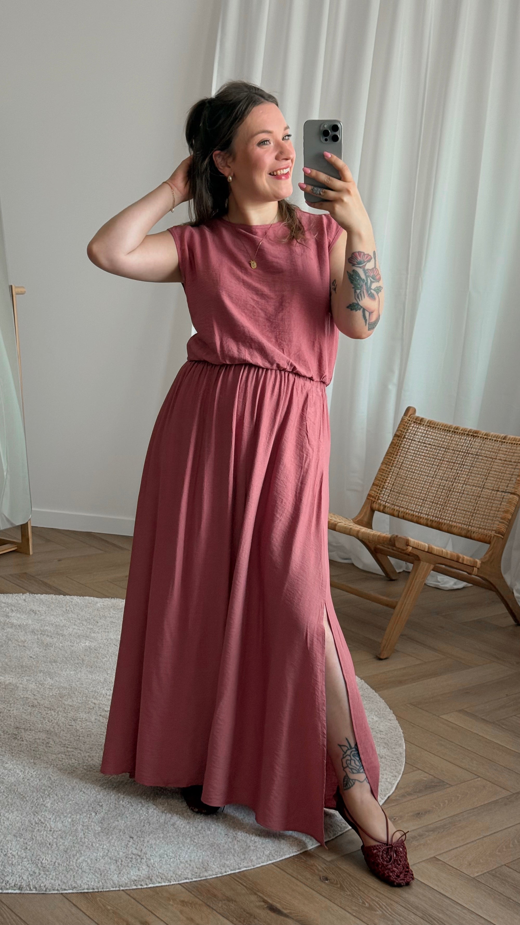Briar top & skirt set - pink