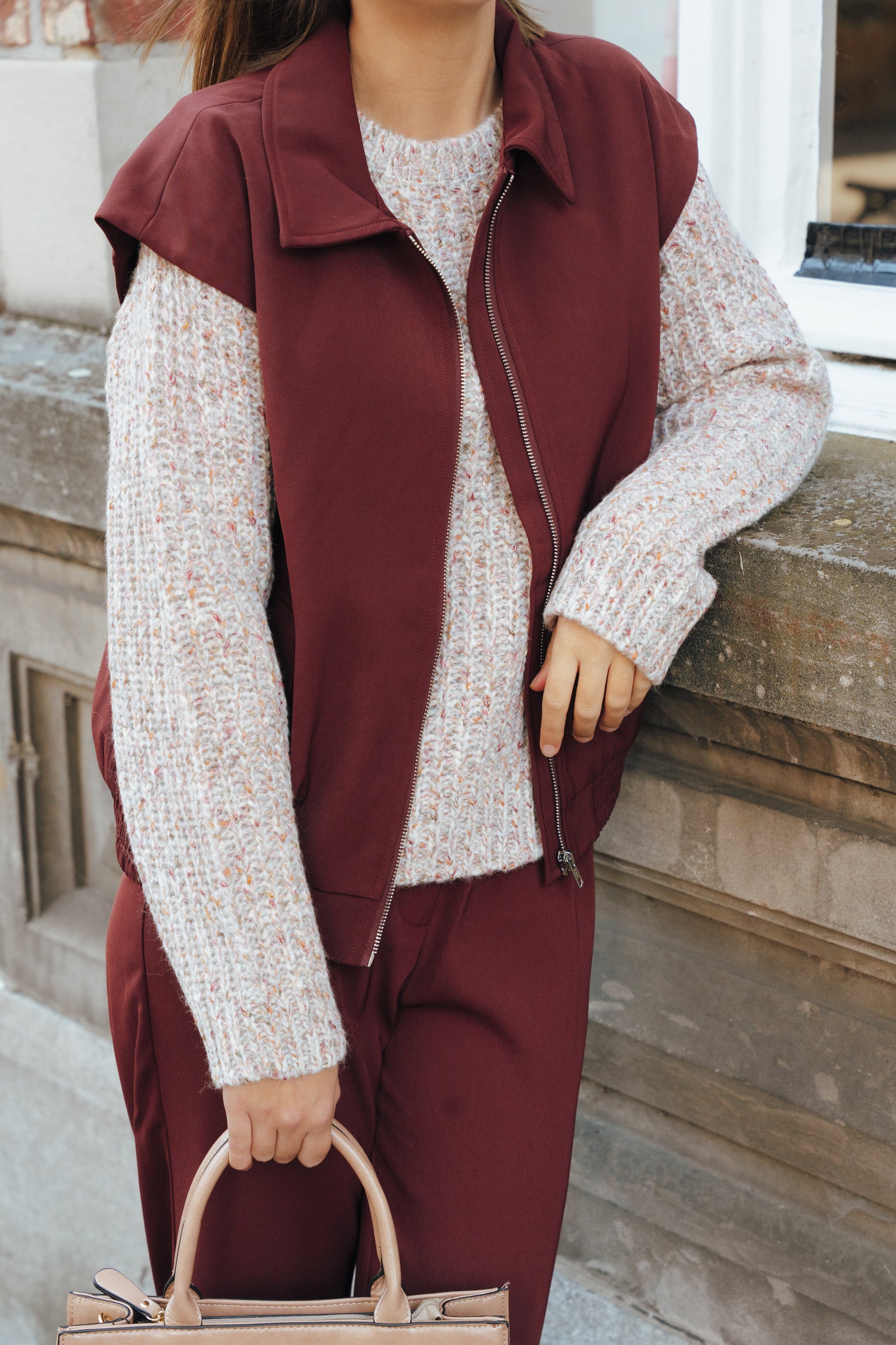 Danielle gilet brown