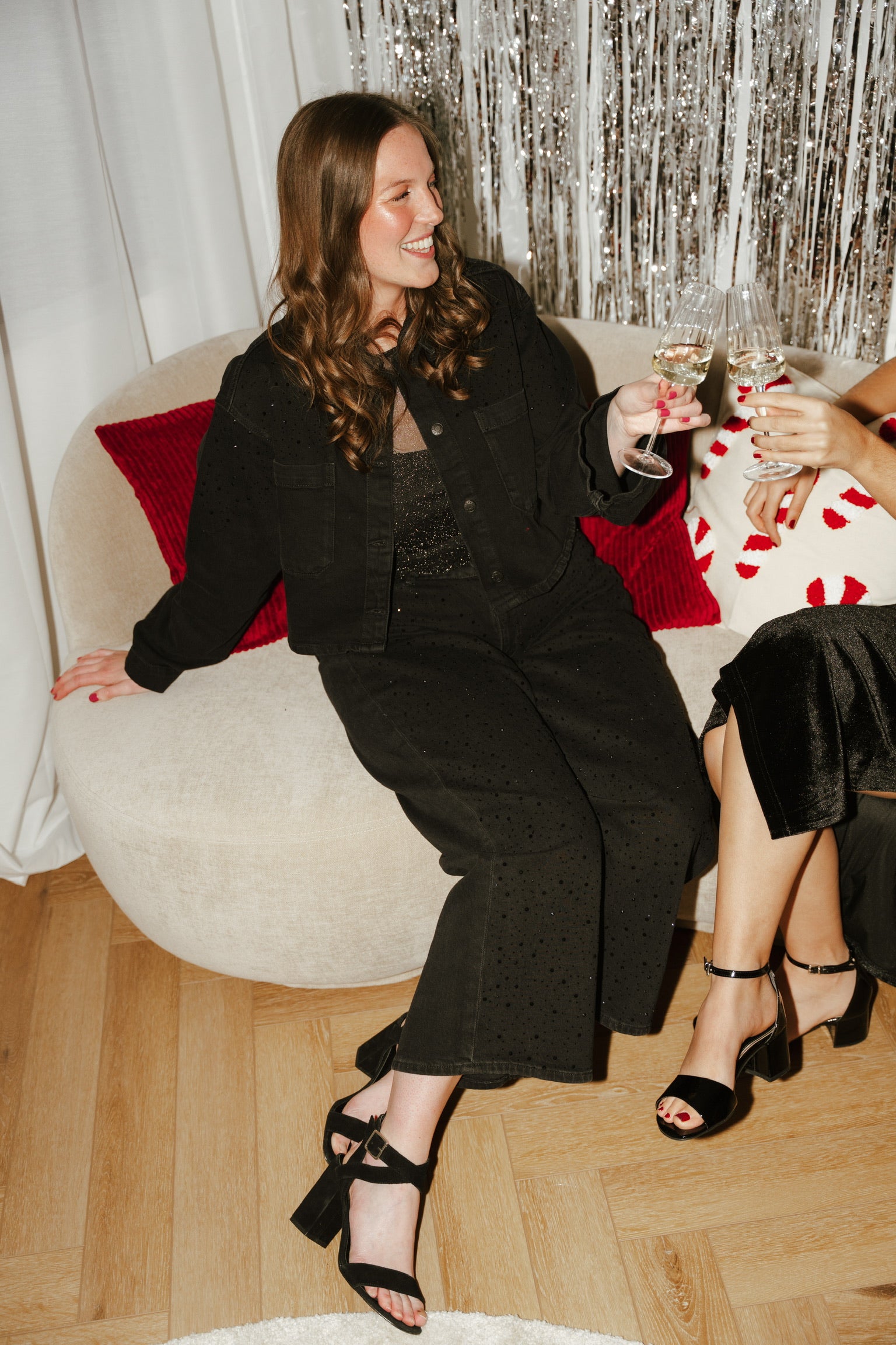 Tokyo glitter jeans black