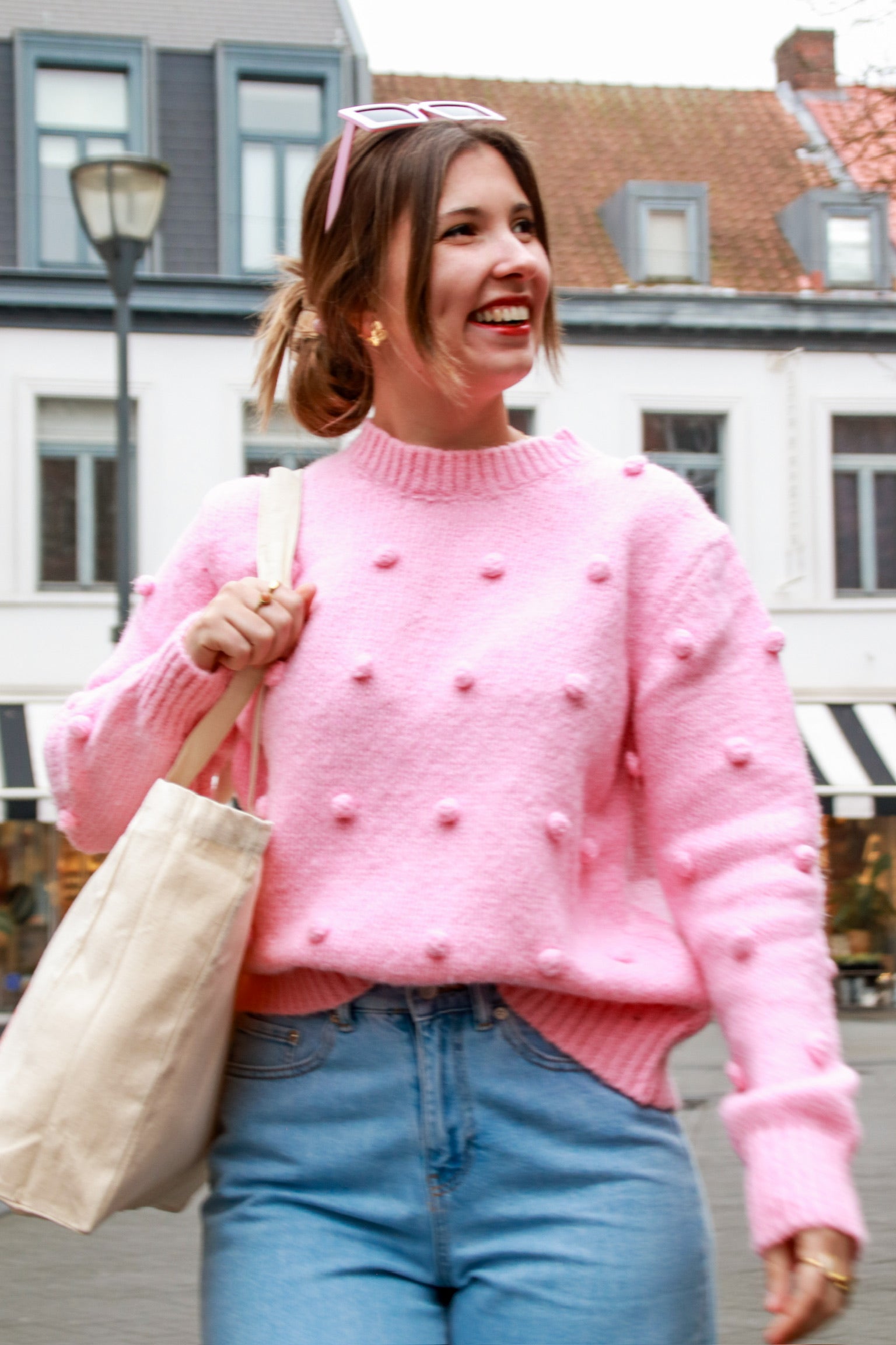 Dottie knit pink