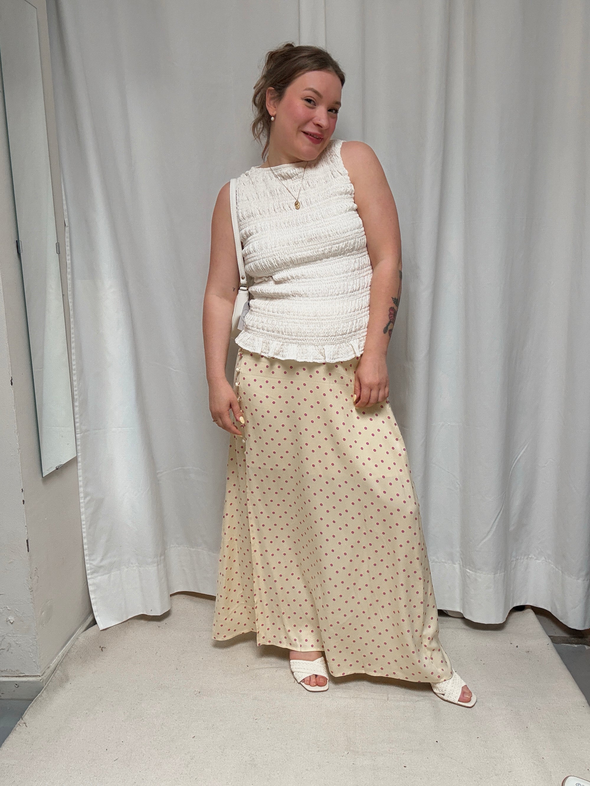 Diana top white
