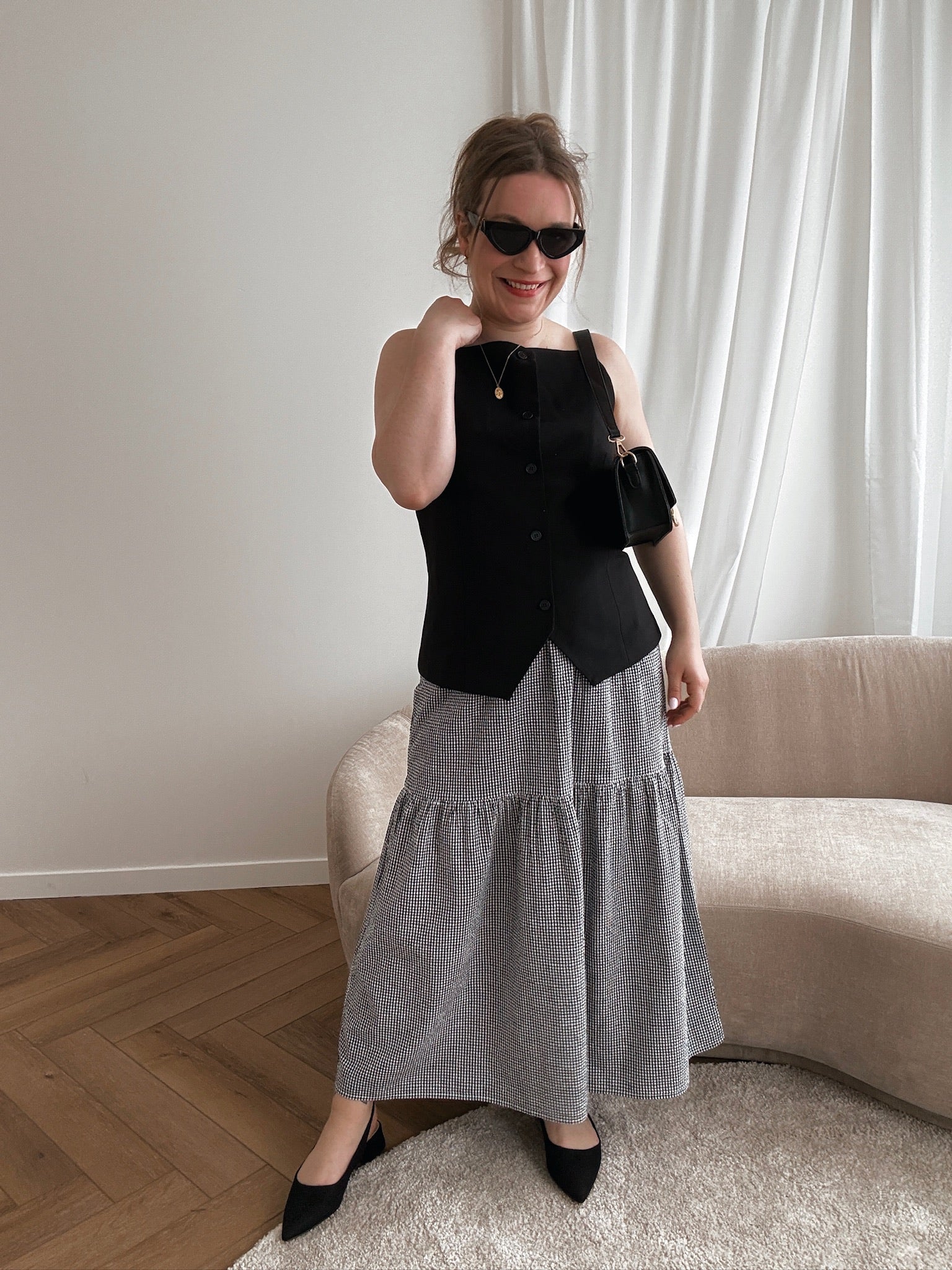 Zoe smock maxiskirt